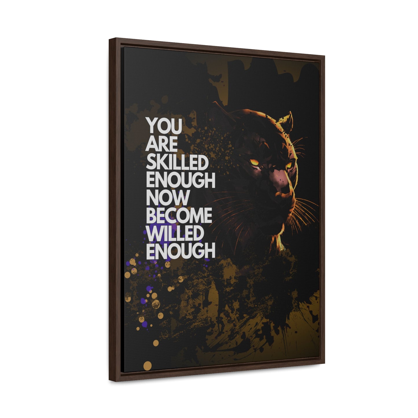 WILLED Motive - Canvas with Vertical Frame