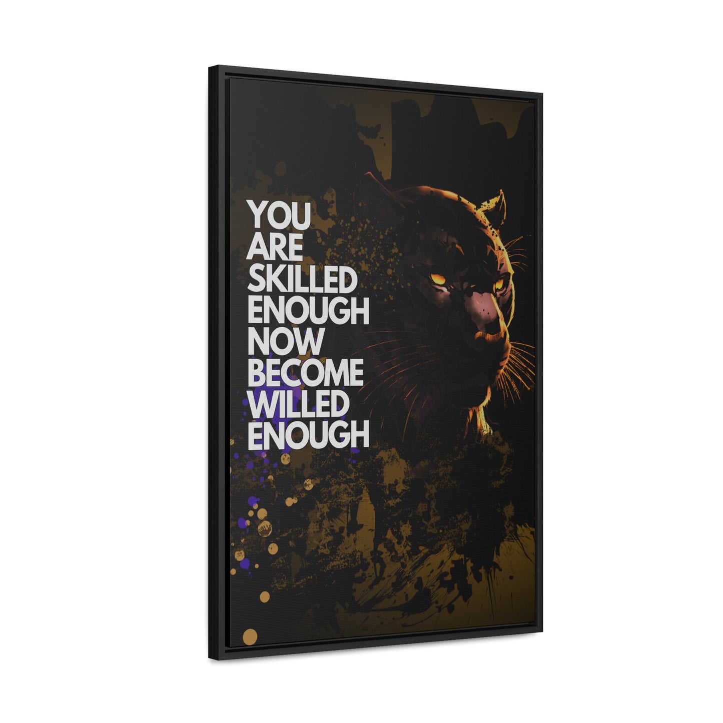 WILLED Motive - Canvas with Vertical Frame