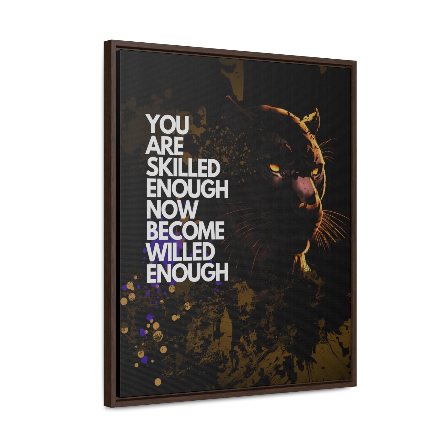 WILLED Motive - Canvas with Vertical Frame