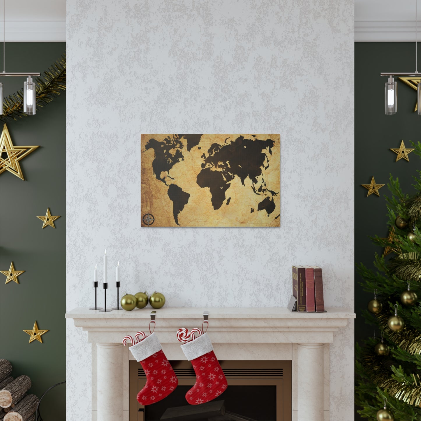 World Map Espresso Coffee Course - Canvas