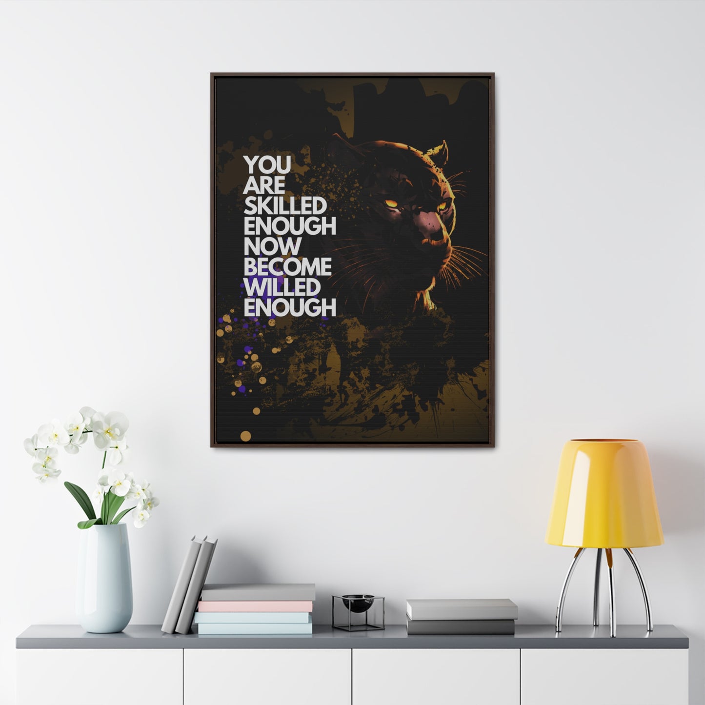 WILLED Motive - Canvas with Vertical Frame