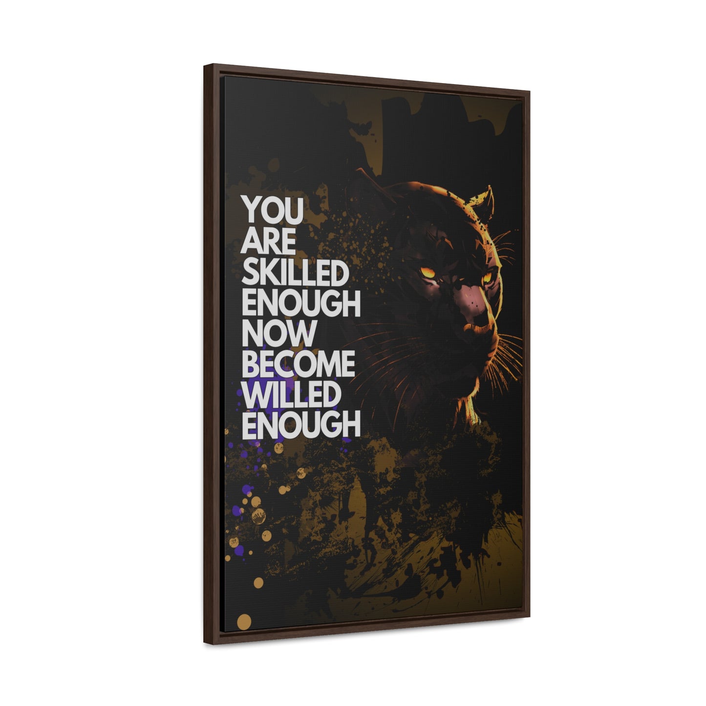 WILLED Motive - Canvas with Vertical Frame