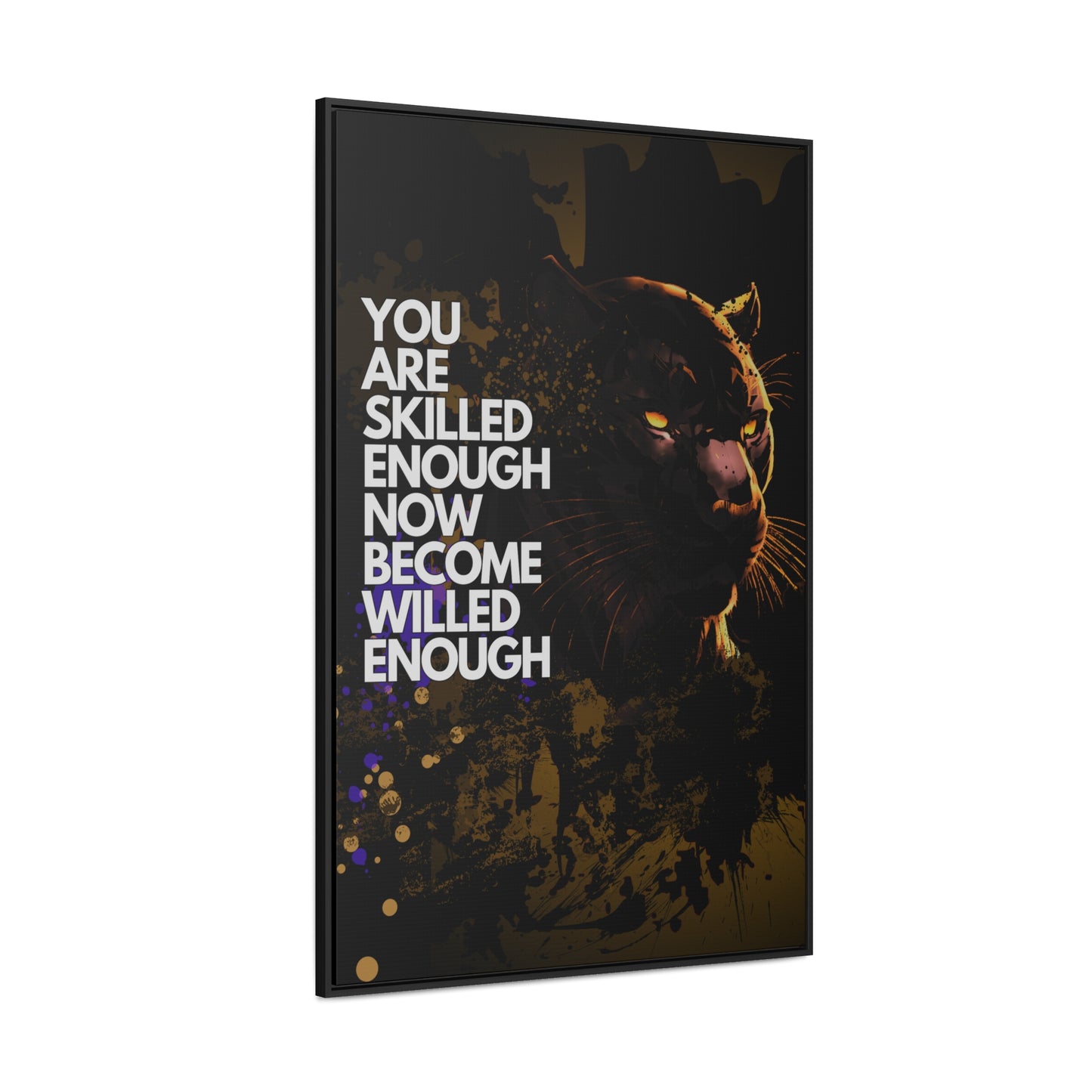 WILLED Motive - Canvas with Vertical Frame