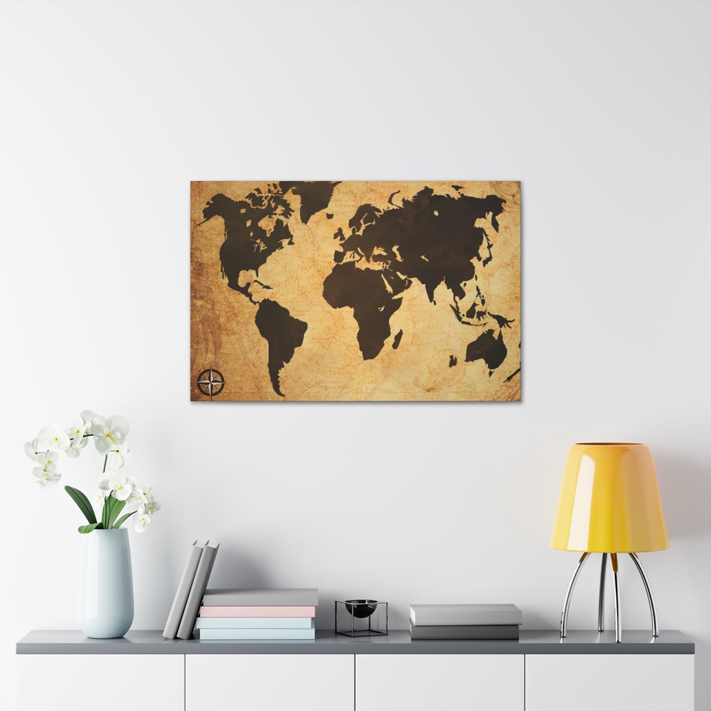 World Map Espresso Coffee Course - Canvas
