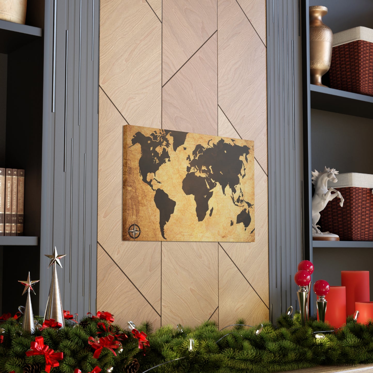 World Map Espresso Coffee Course - Canvas