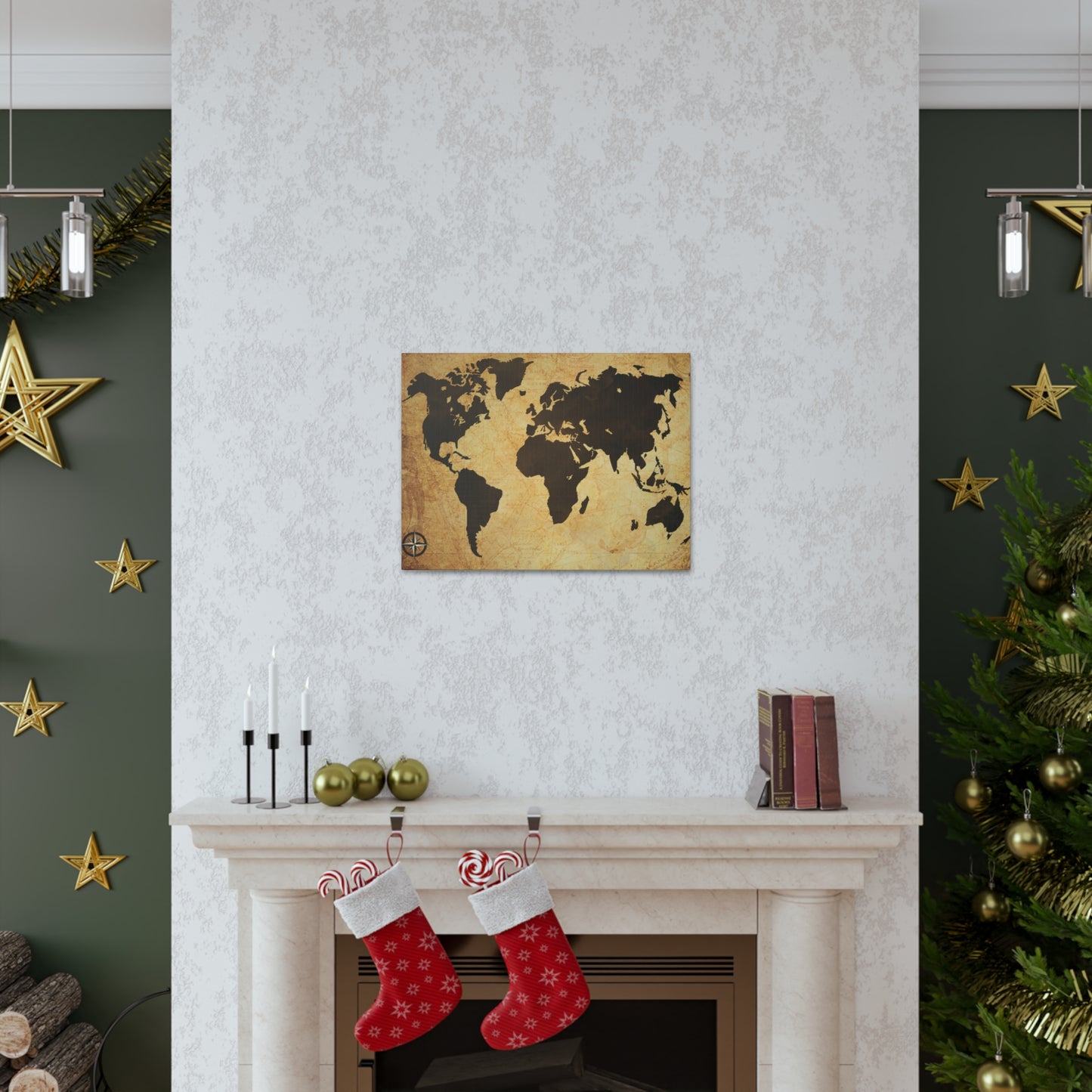 World Map Espresso Coffee Course - Canvas