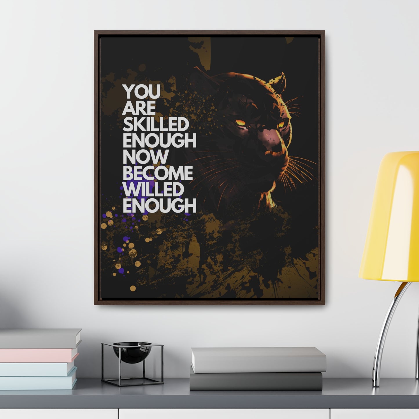 WILLED Motive - Canvas with Vertical Frame
