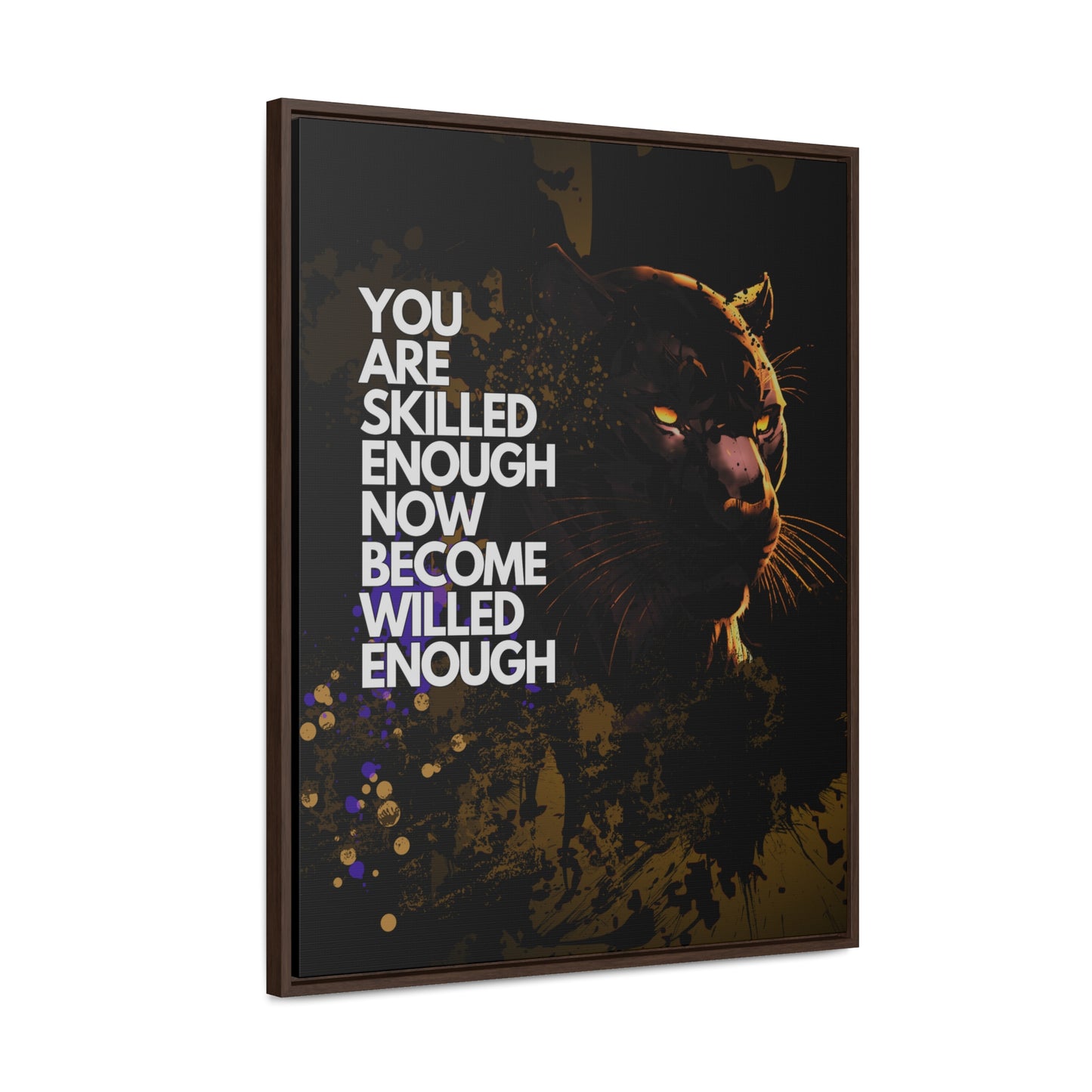 WILLED Motive - Canvas with Vertical Frame
