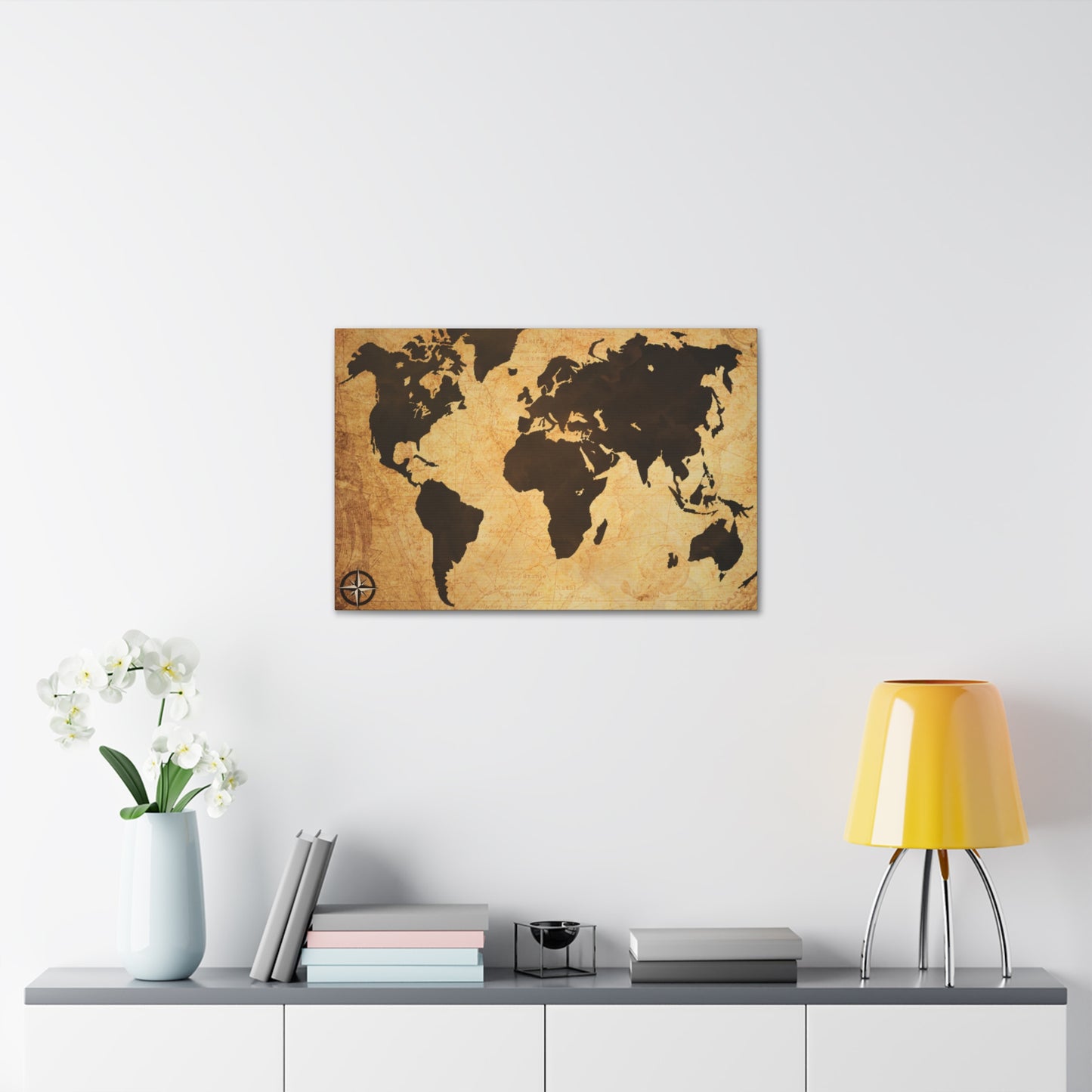 World Map Espresso Coffee Course - Canvas