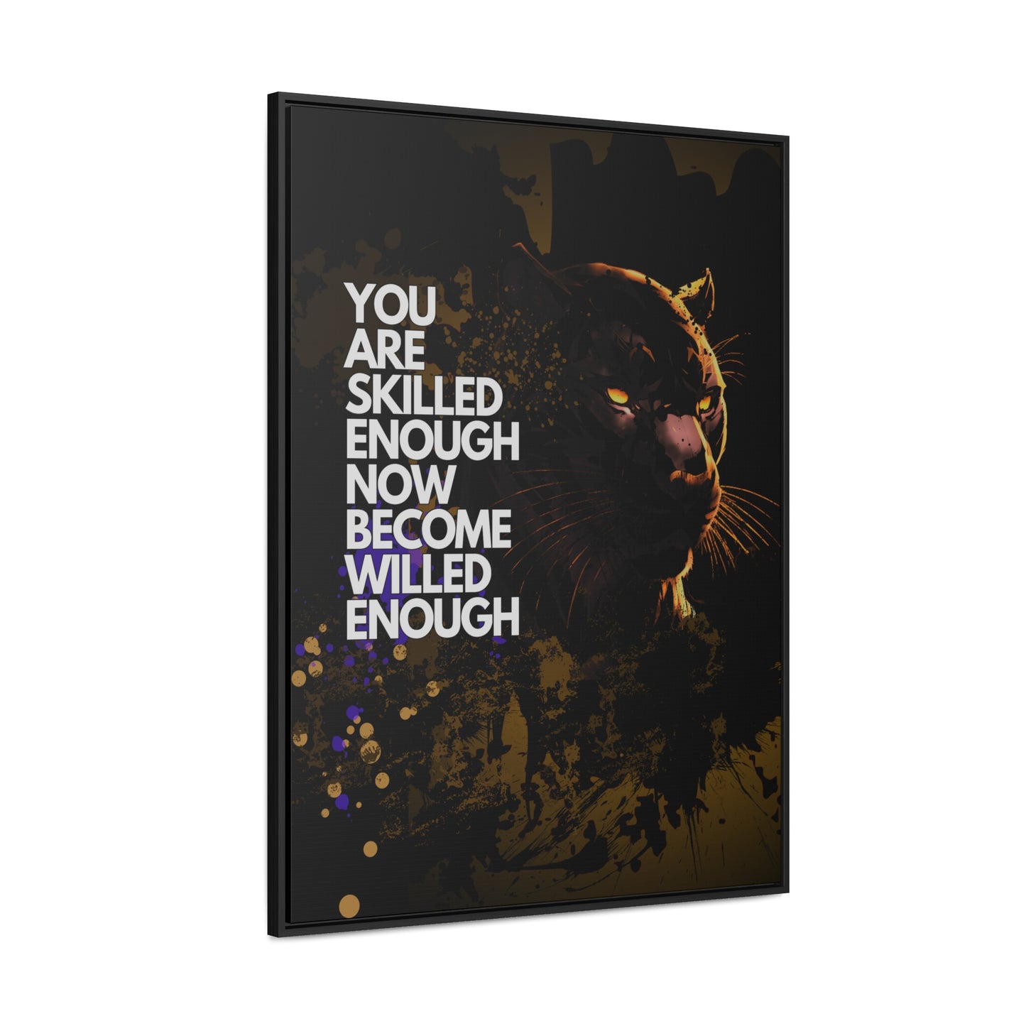 WILLED Motive - Canvas with Vertical Frame