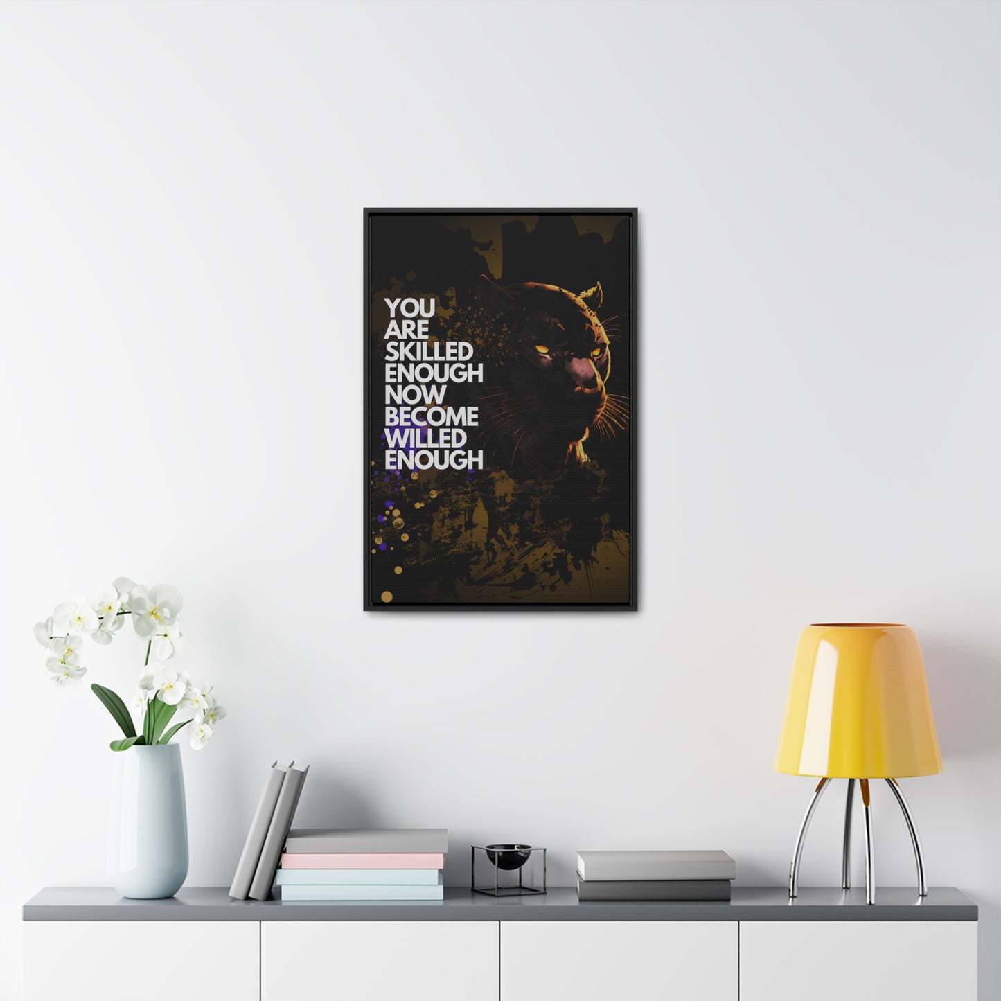 WILLED Motive - Canvas with Vertical Frame