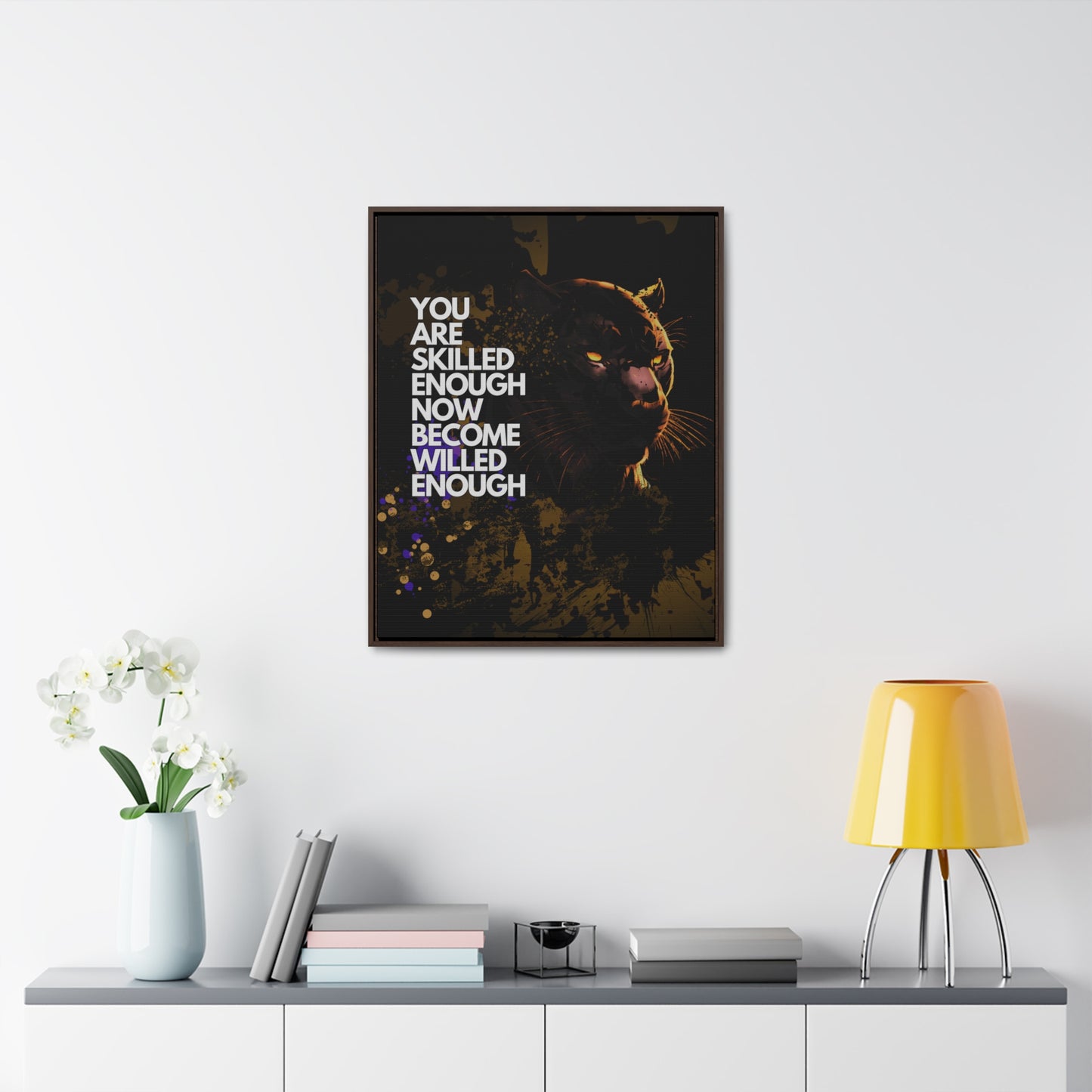 WILLED Motive - Canvas with Vertical Frame