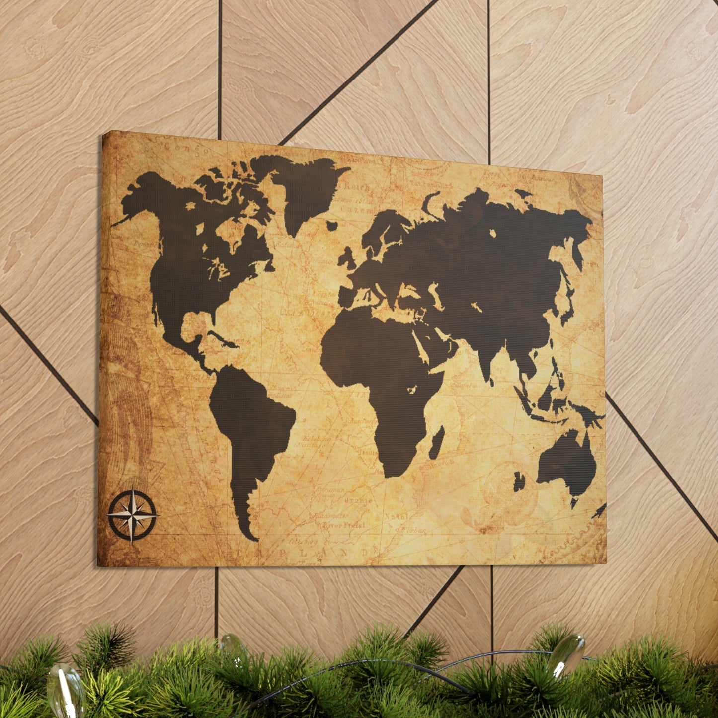 World Map Espresso Coffee Course - Canvas