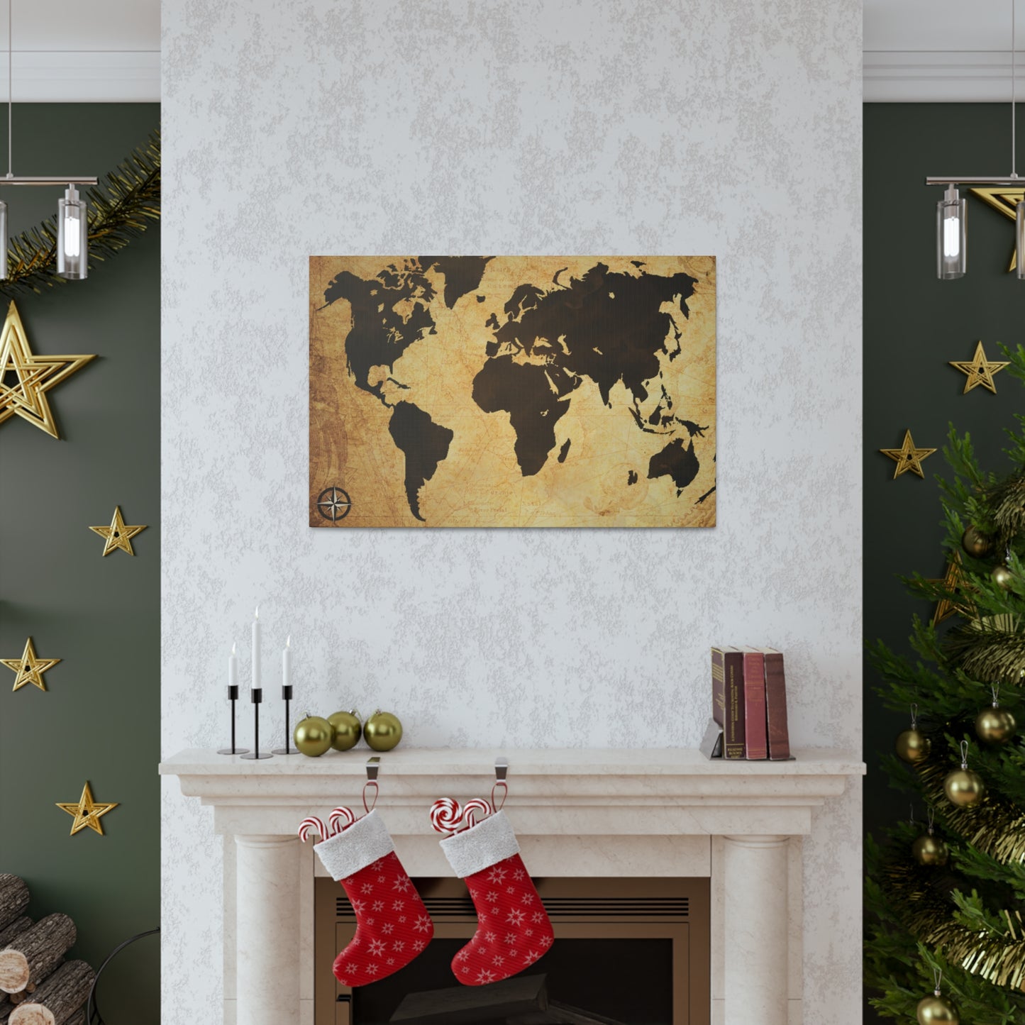 World Map Espresso Coffee Course - Canvas