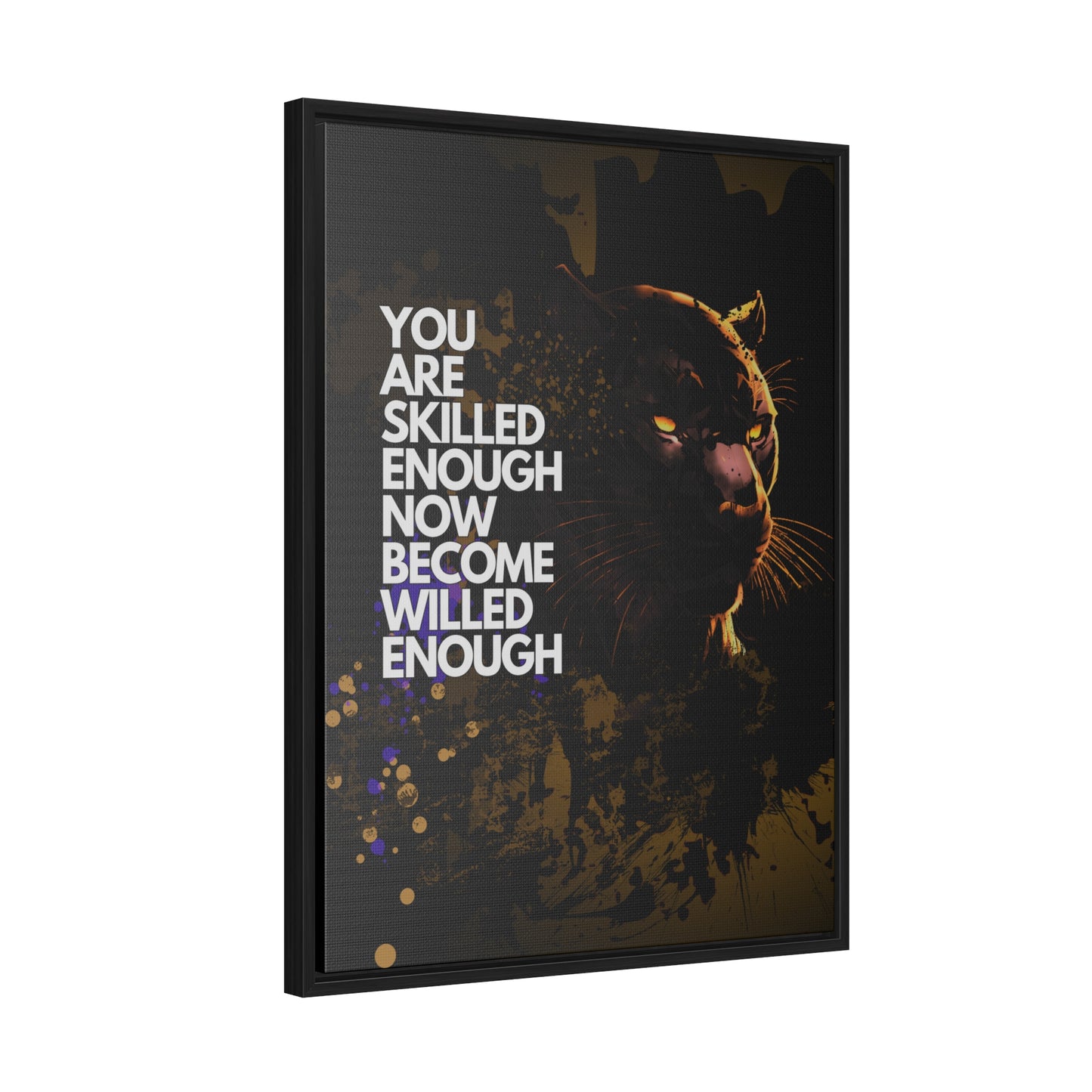 WILLED Motive - Canvas with Vertical Frame