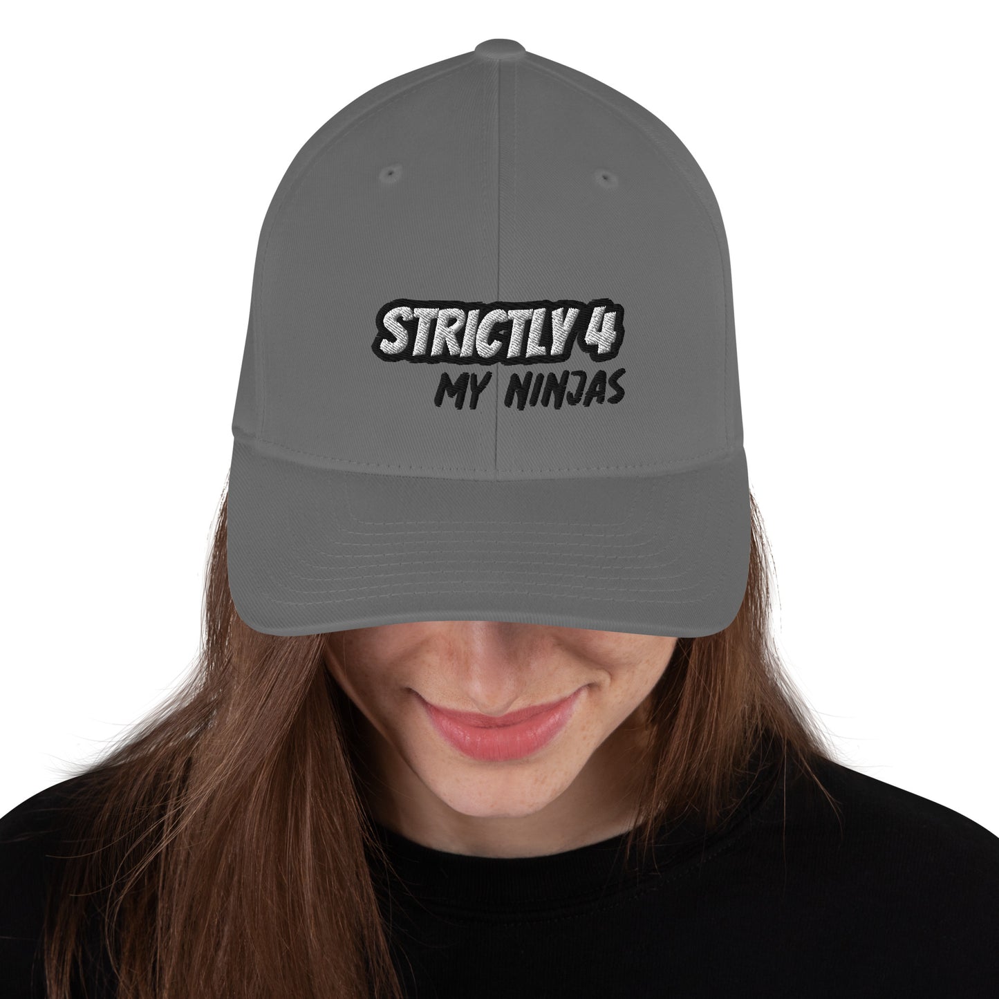 Strictly 4 My Ninjas Embroidered - FlexFit Cap