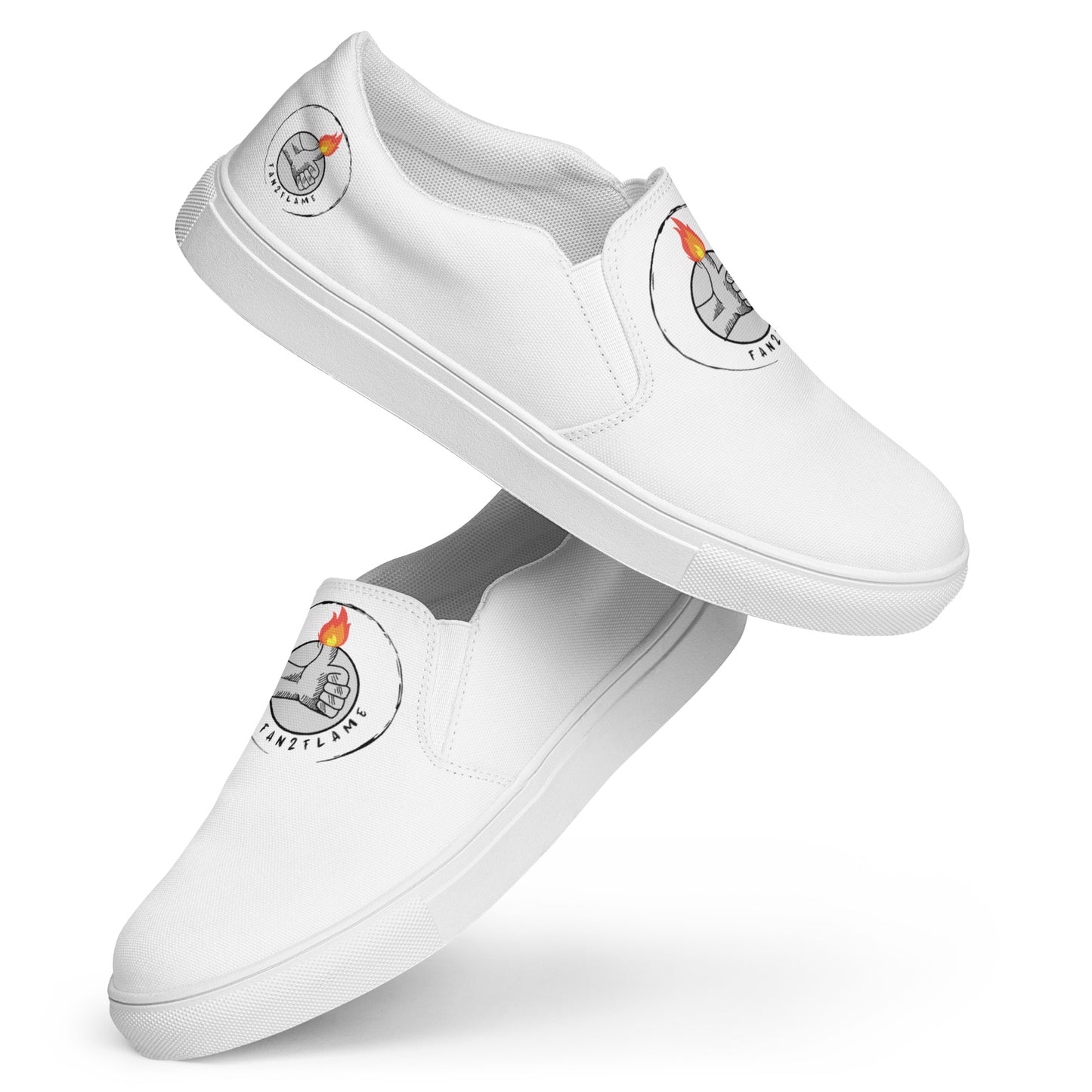 Fan2Flame - Men’s slip-on canvas shoes