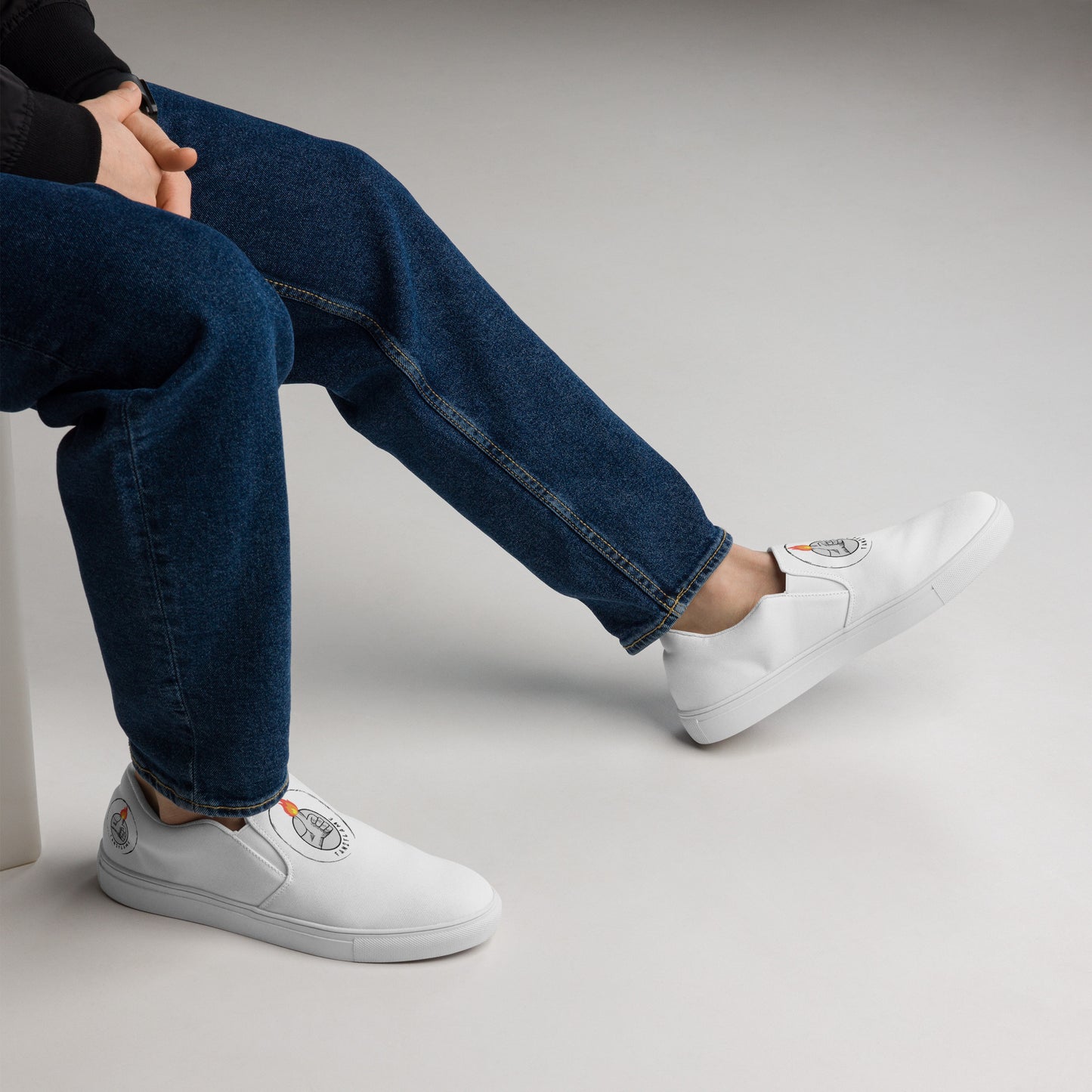 Fan2Flame - Men’s slip-on canvas shoes