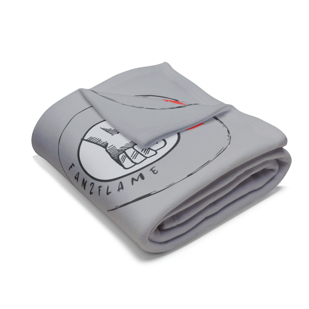 Fan2Flame Grey - Arctic Fleece Blanket