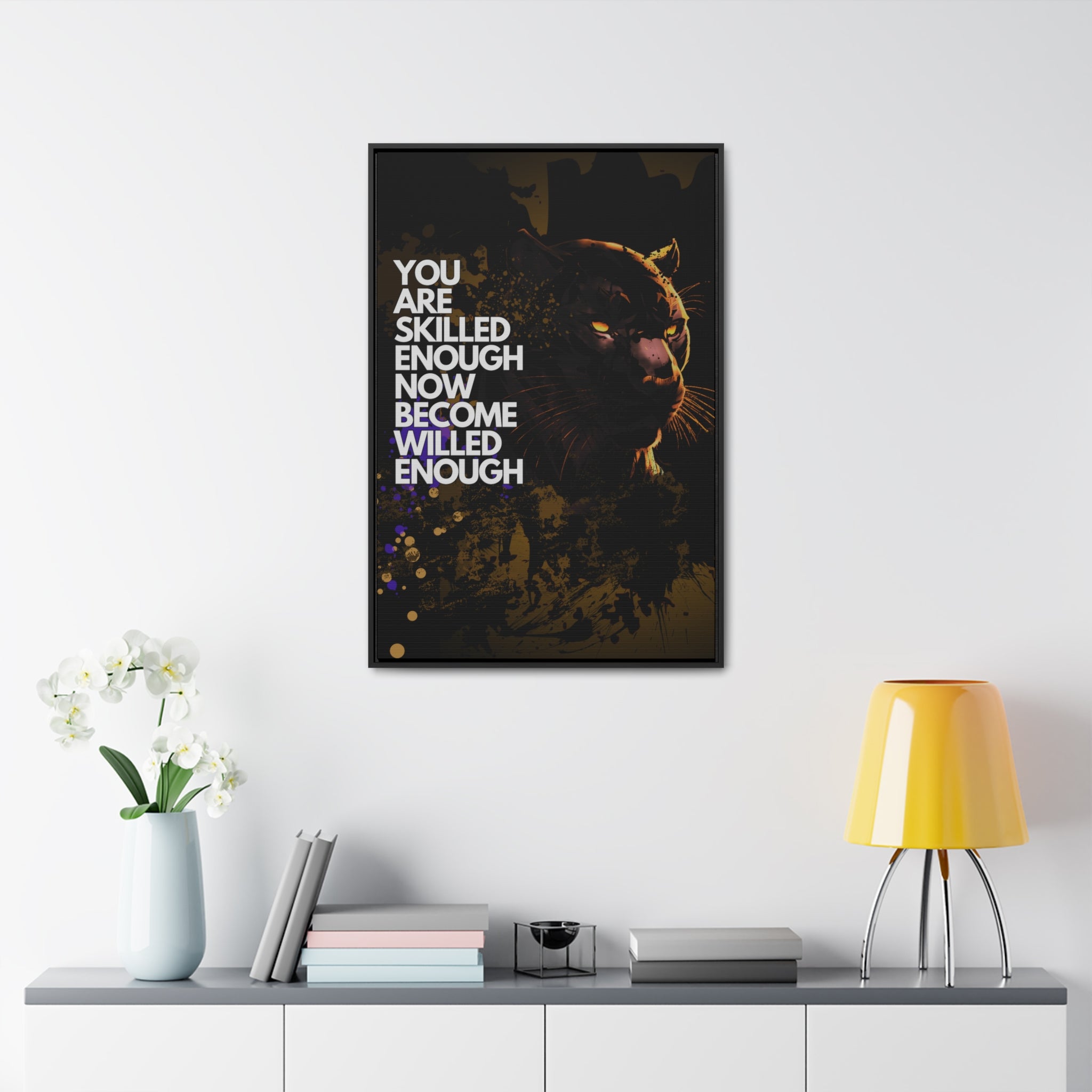 WILLED Motive - Canvas with Vertical Frame