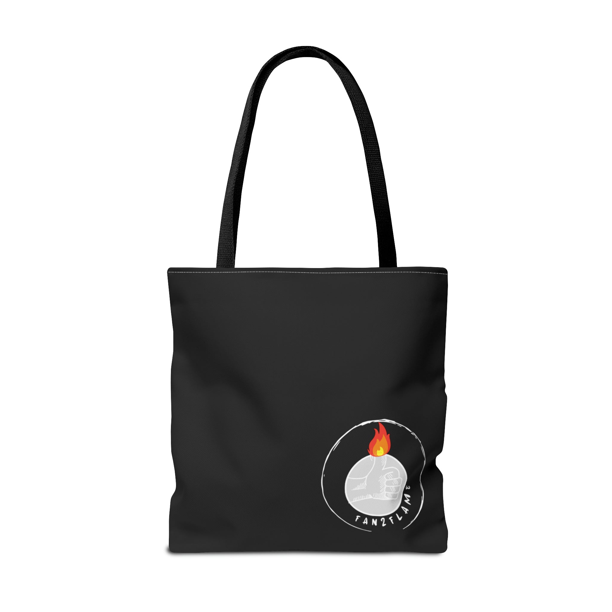 Fan2Flame Black - Tote Bag (AOP)