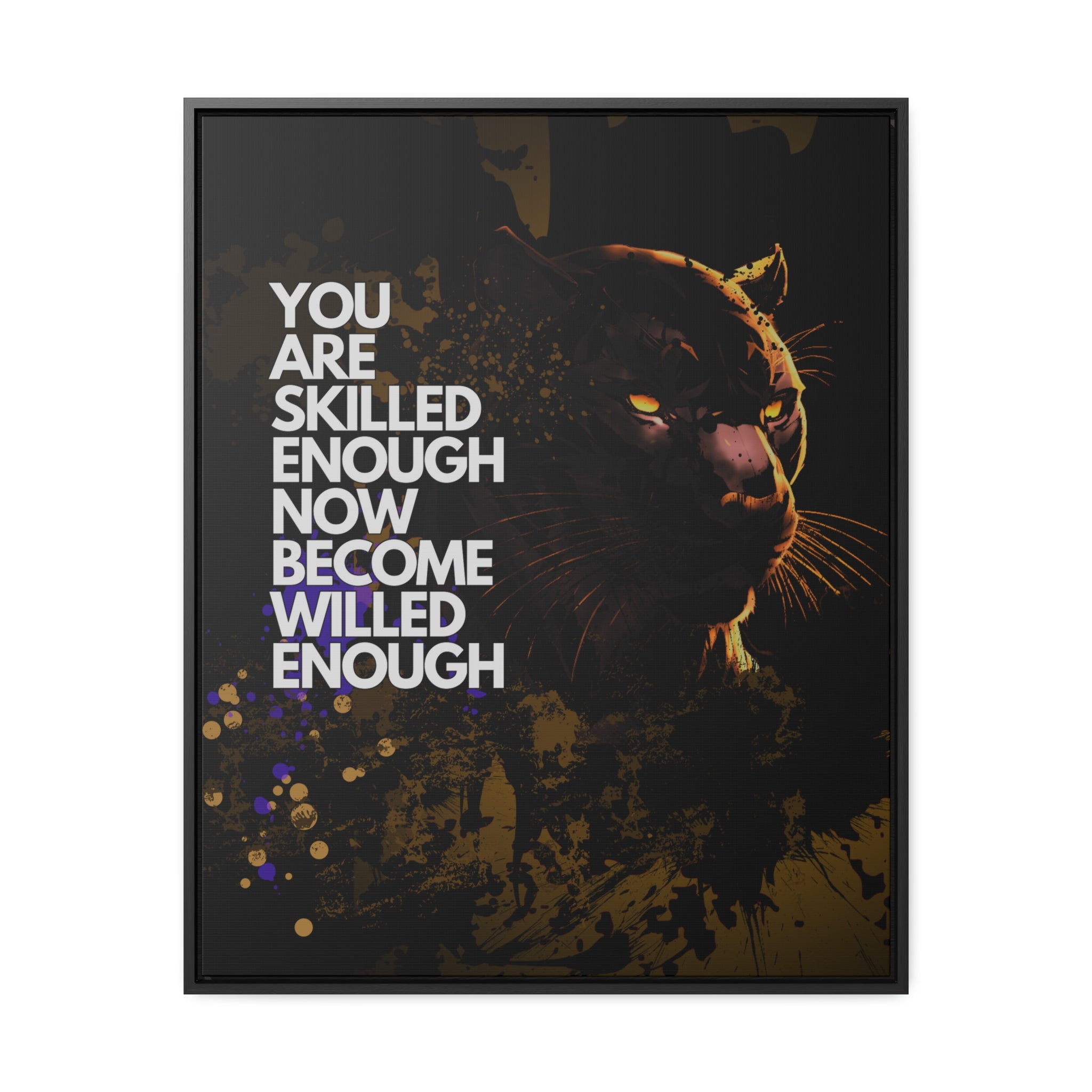 WILLED Motive - Canvas with Vertical Frame