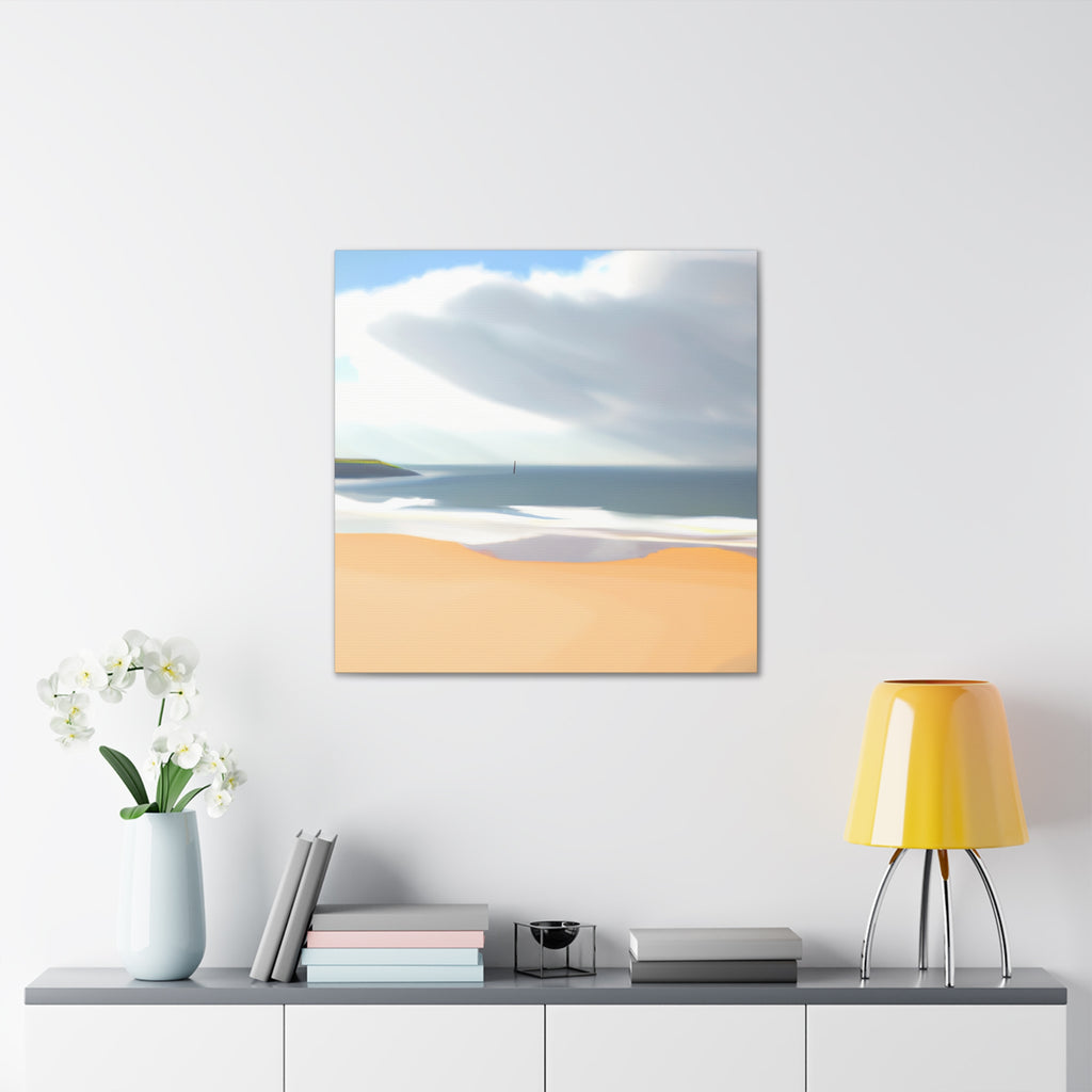 Silver Sand Beach, Baja California, Mexico - Canvas