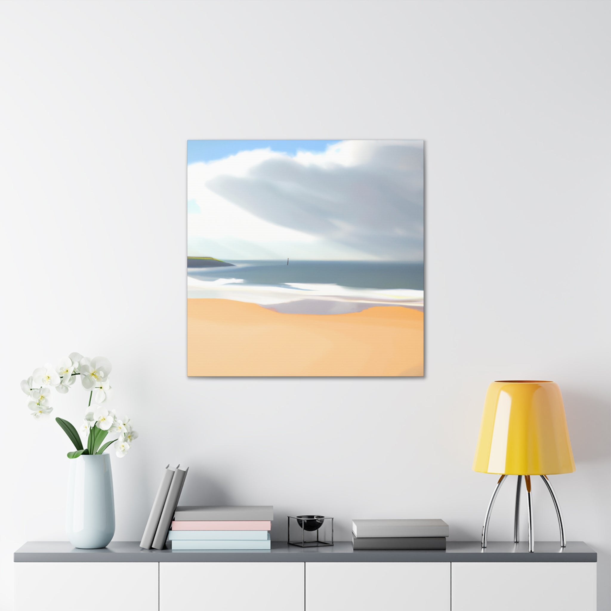 Silver Sand Beach, Baja California, Mexico - Canvas