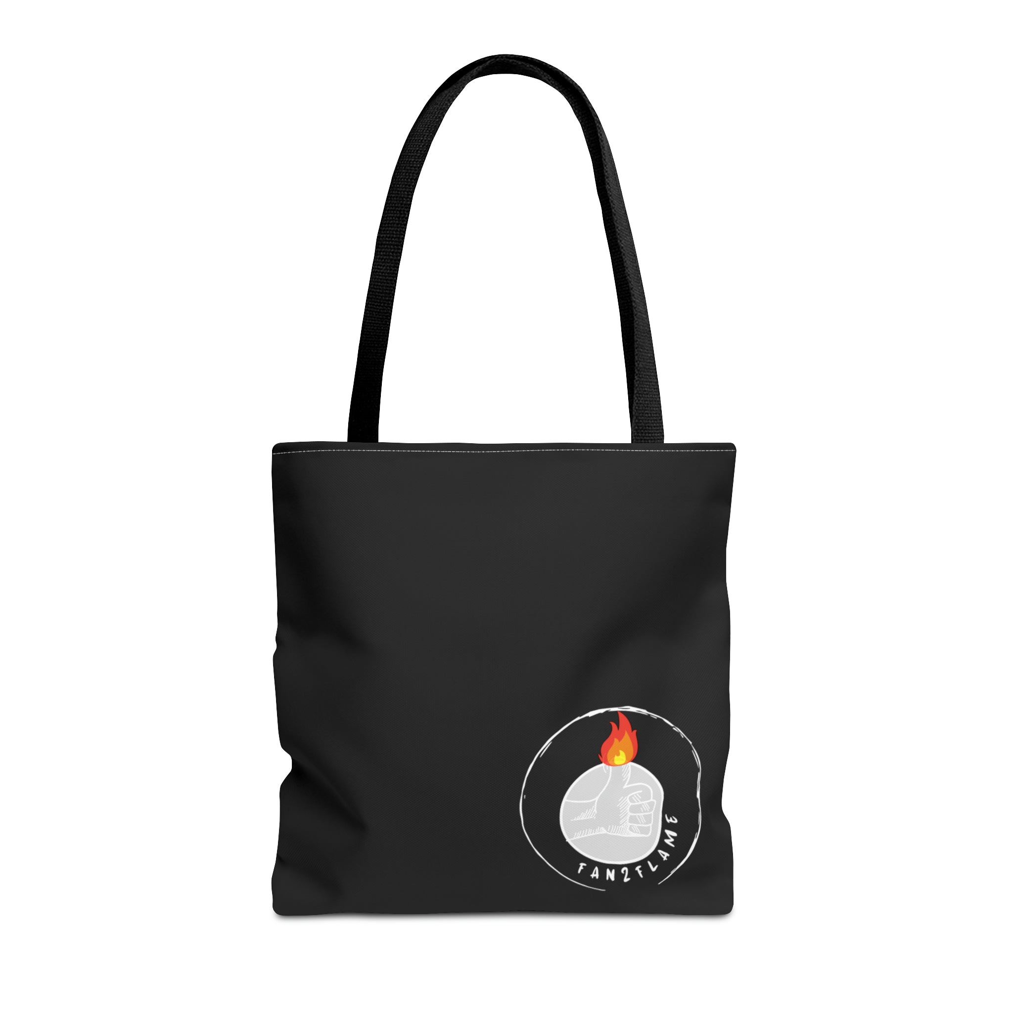 Fan2Flame Black - Tote Bag (AOP)