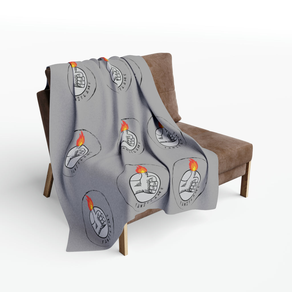 Fan2Flame Grey - Arctic Fleece Blanket
