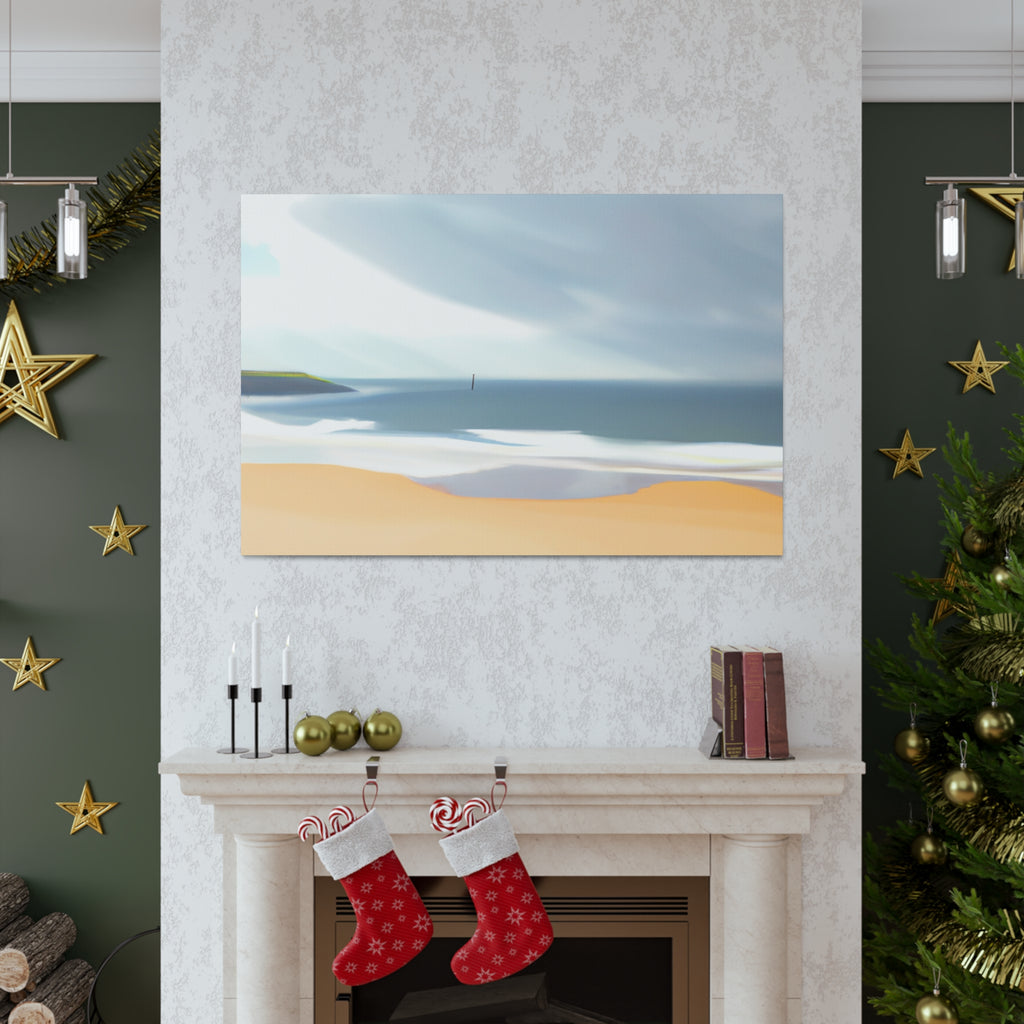 Silver Sand Beach, Baja California, Mexico - Canvas