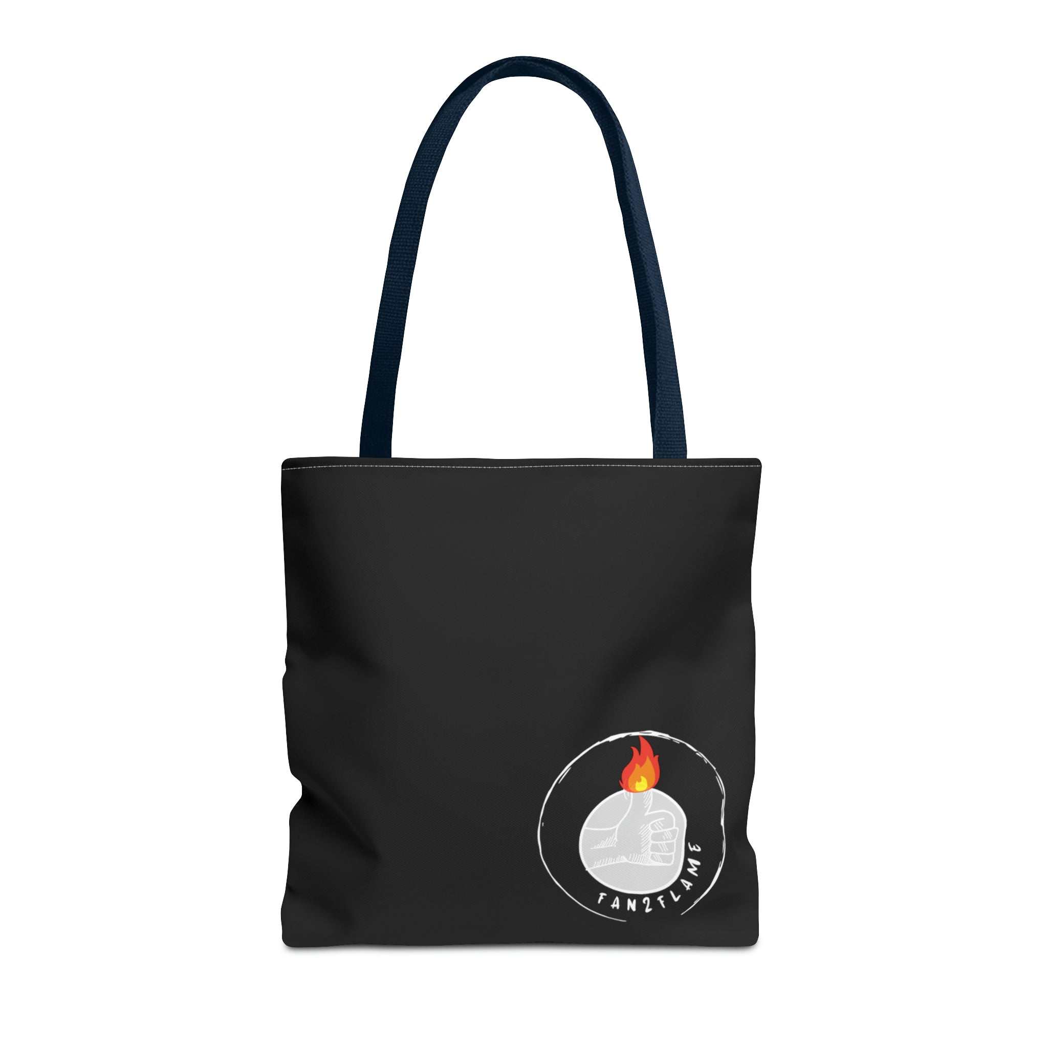 Fan2Flame Black - Tote Bag (AOP)