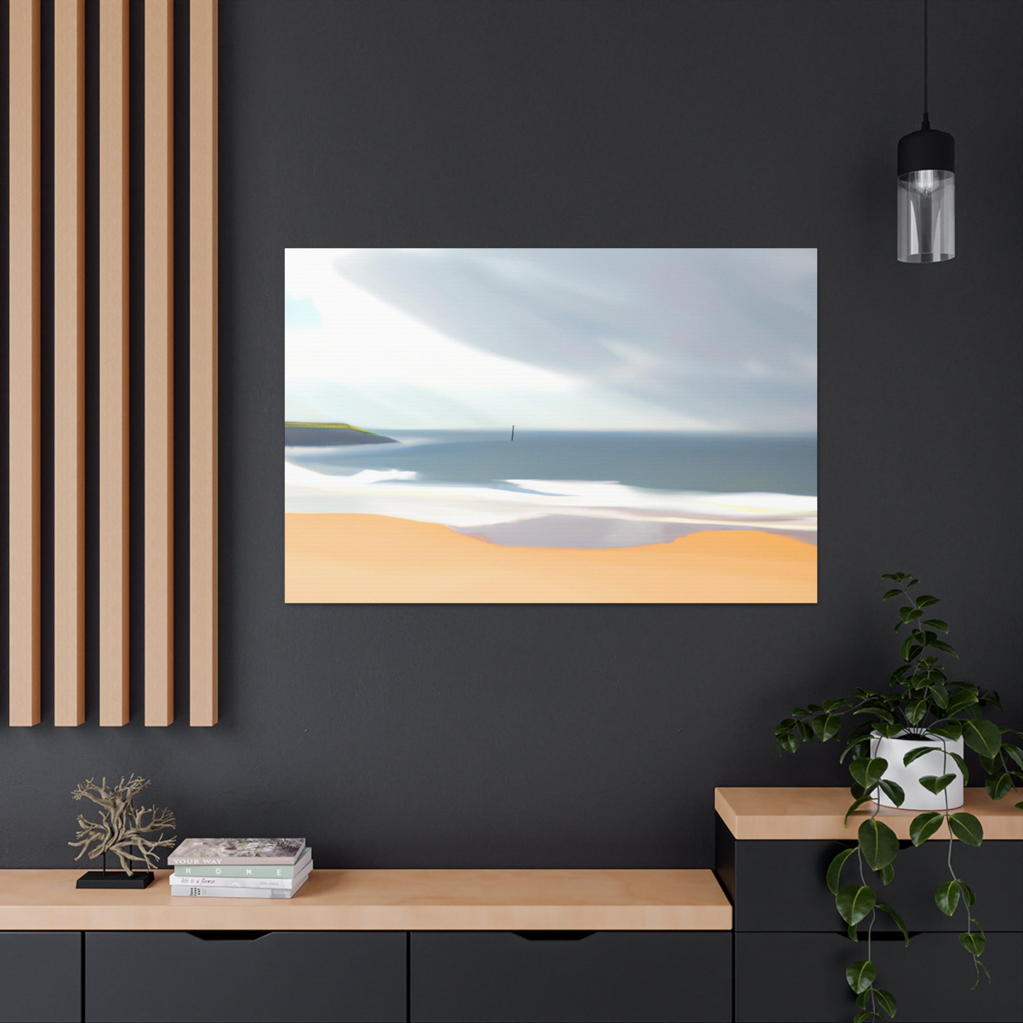 Silver Sand Beach, Baja California, Mexico - Canvas