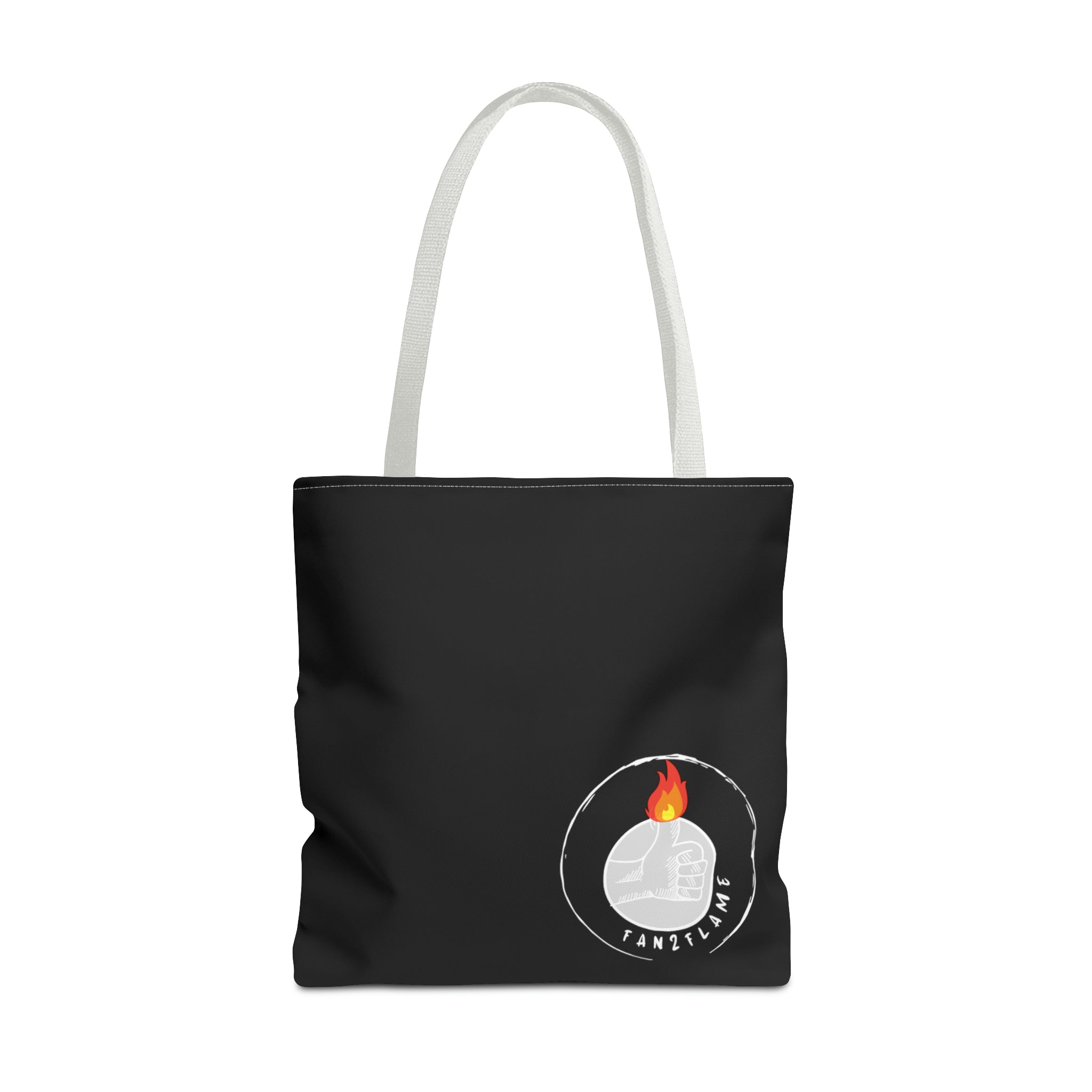 Fan2Flame Black - Tote Bag (AOP)