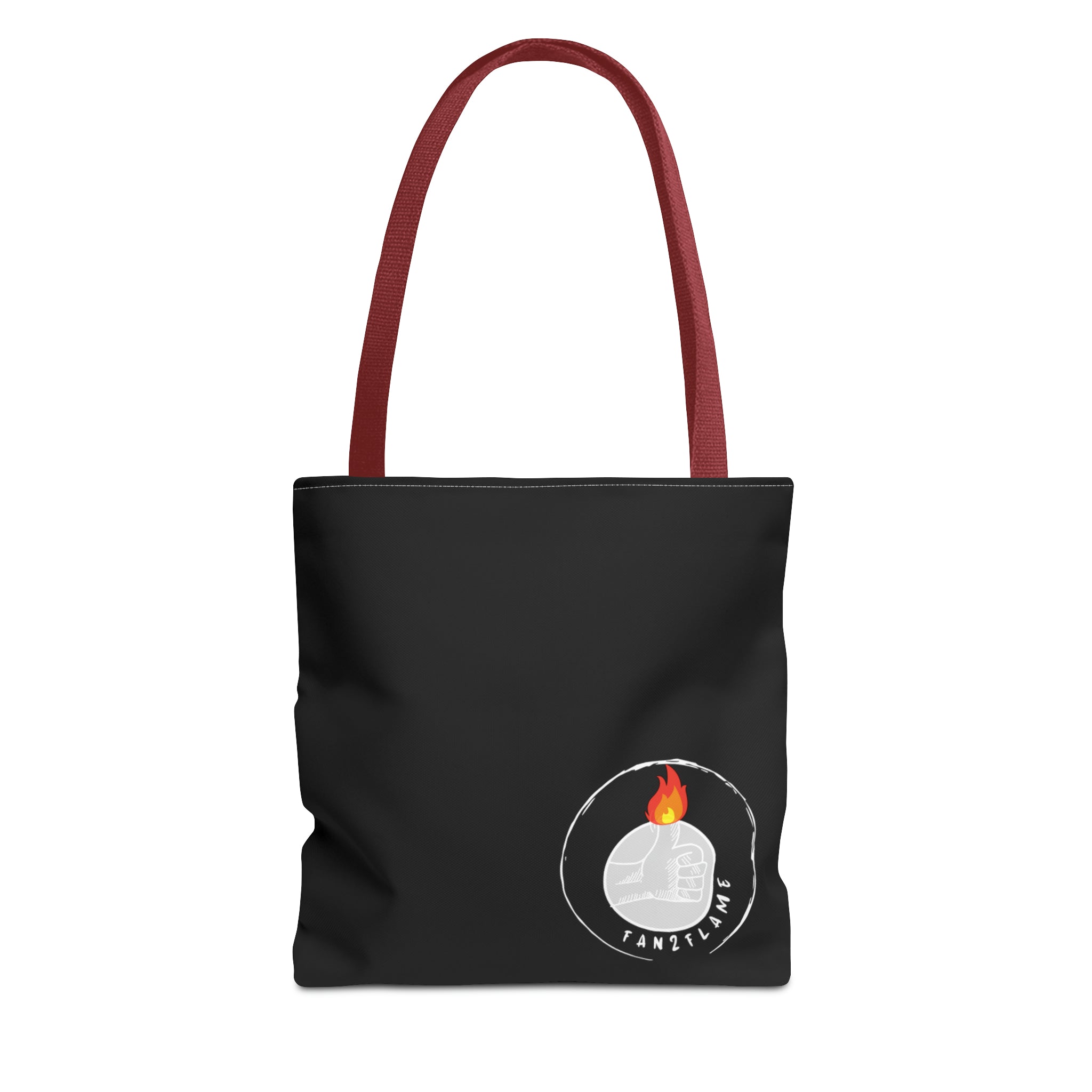 Fan2Flame Black - Tote Bag (AOP)