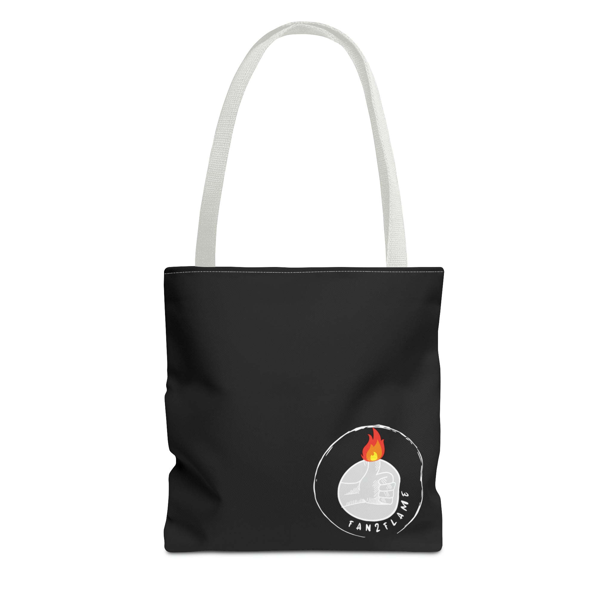 Fan2Flame Black - Tote Bag (AOP)