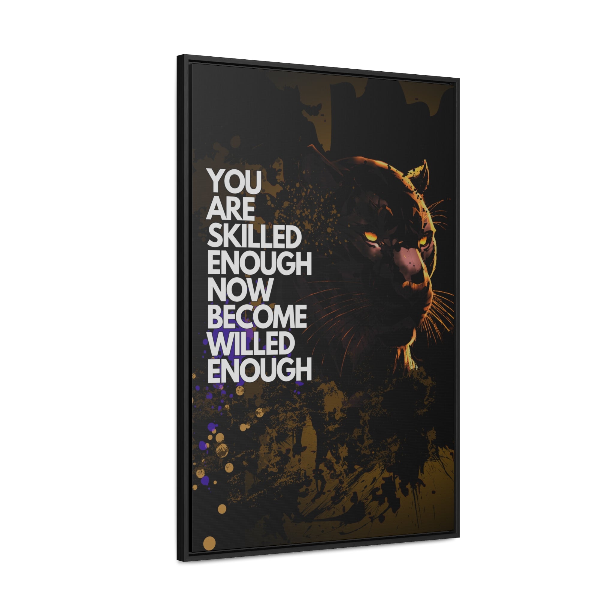 WILLED Motive - Canvas with Vertical Frame