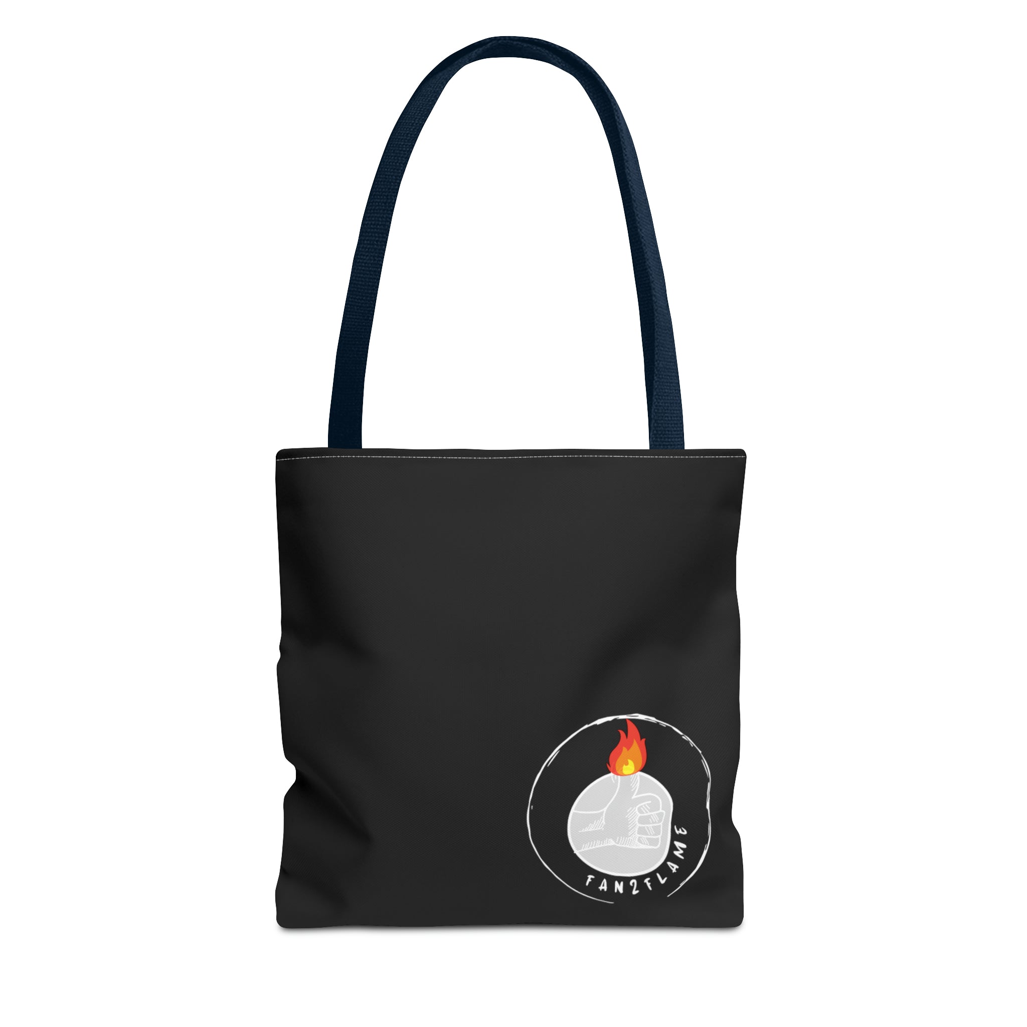 Fan2Flame Black - Tote Bag (AOP)