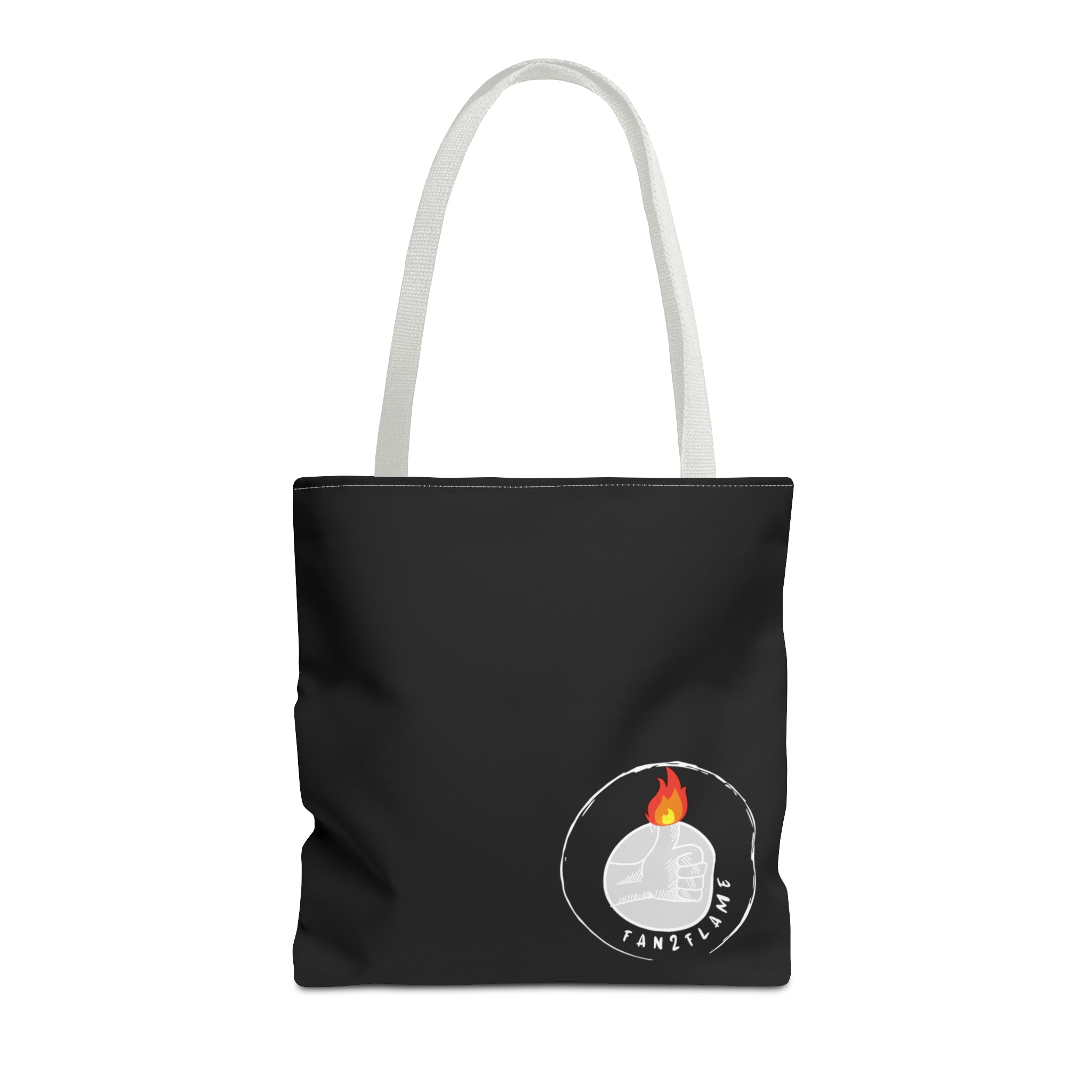 Fan2Flame Black - Tote Bag (AOP)