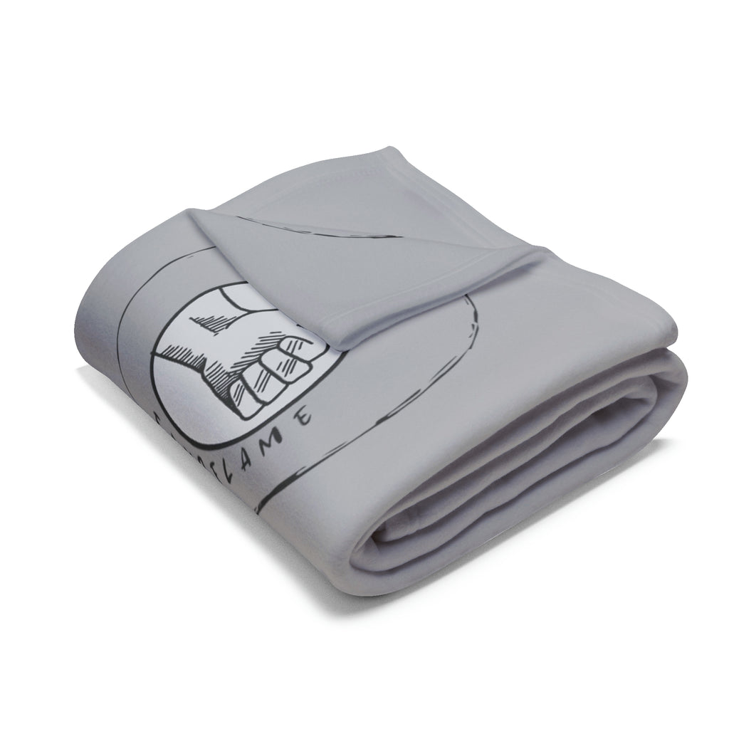 Fan2Flame Grey - Arctic Fleece Blanket