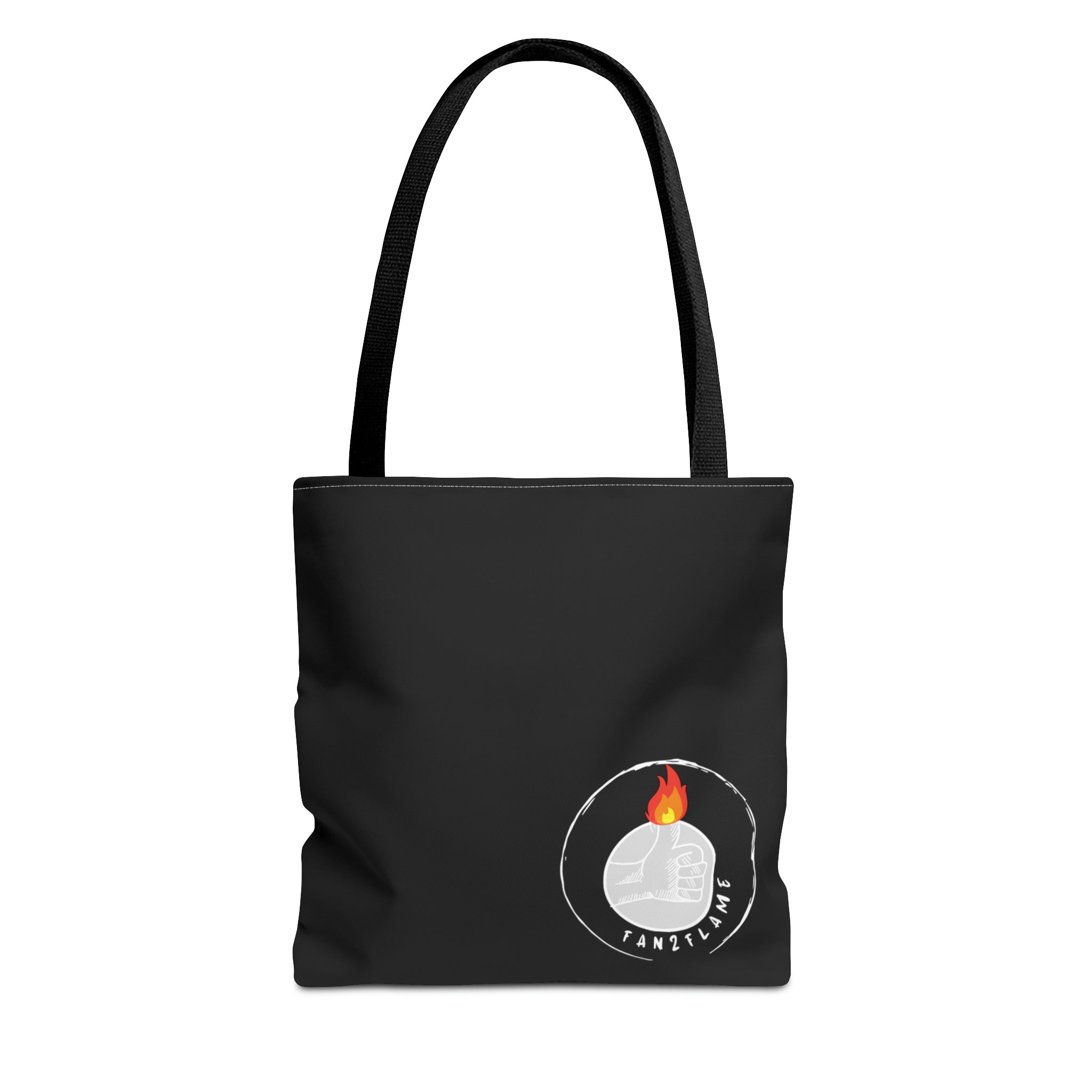 Fan2Flame Black - Tote Bag (AOP)