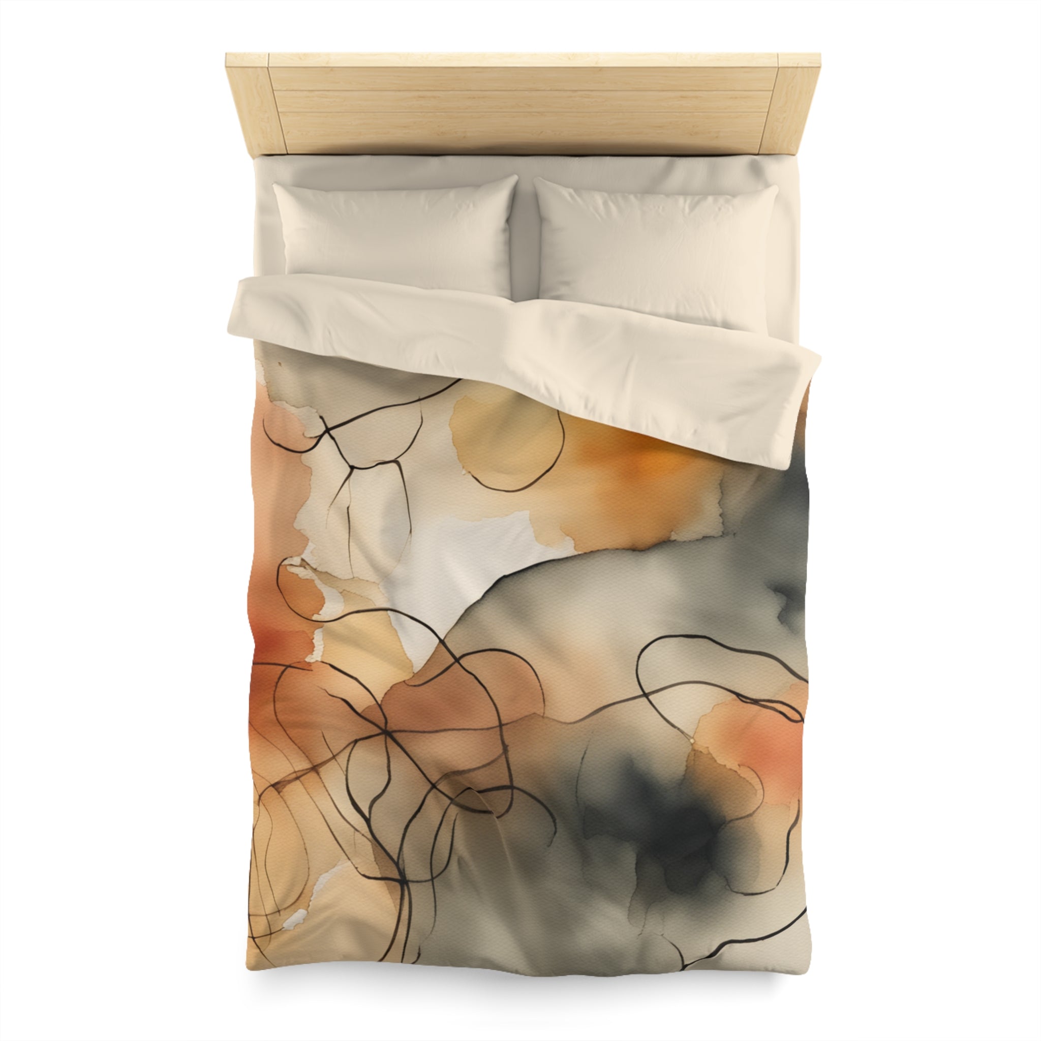 Rainy Day Pascal - Microfiber Duvet Cover