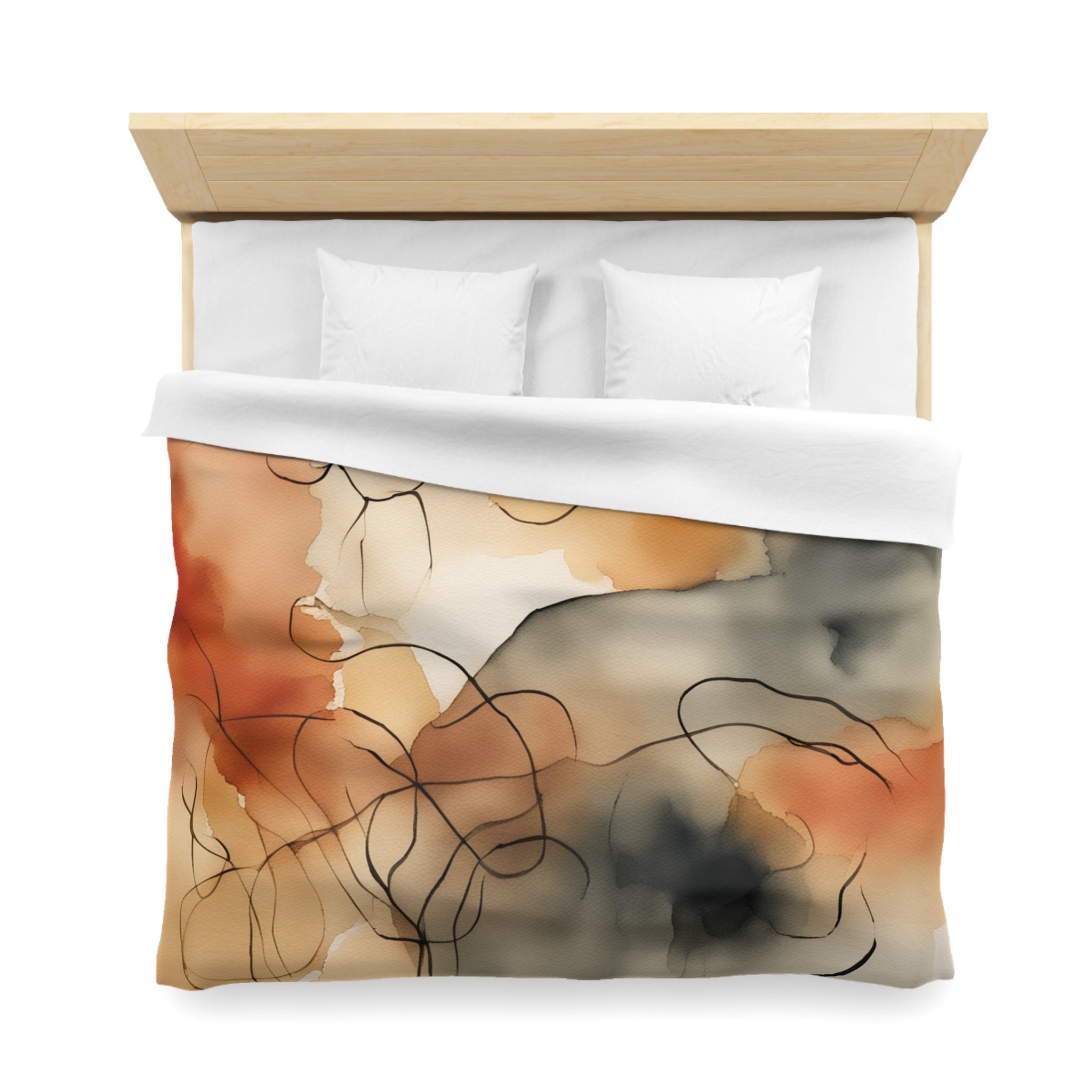 Rainy Day Pascal - Microfiber Duvet Cover