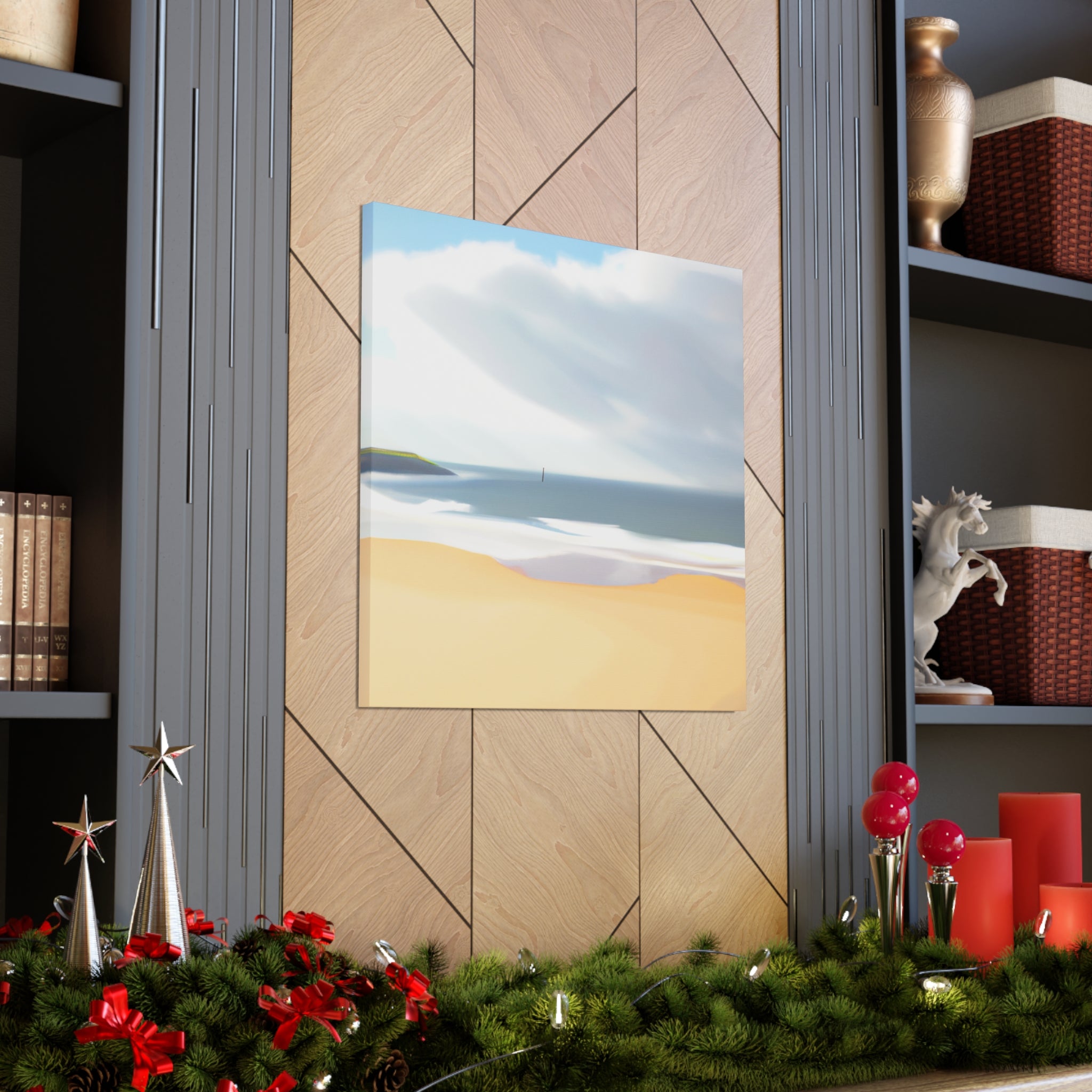 Silver Sand Beach, Baja California, Mexico - Canvas