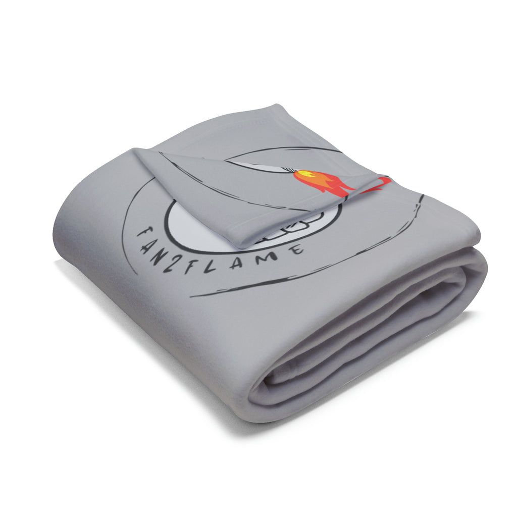 Fan2Flame Grey - Arctic Fleece Blanket