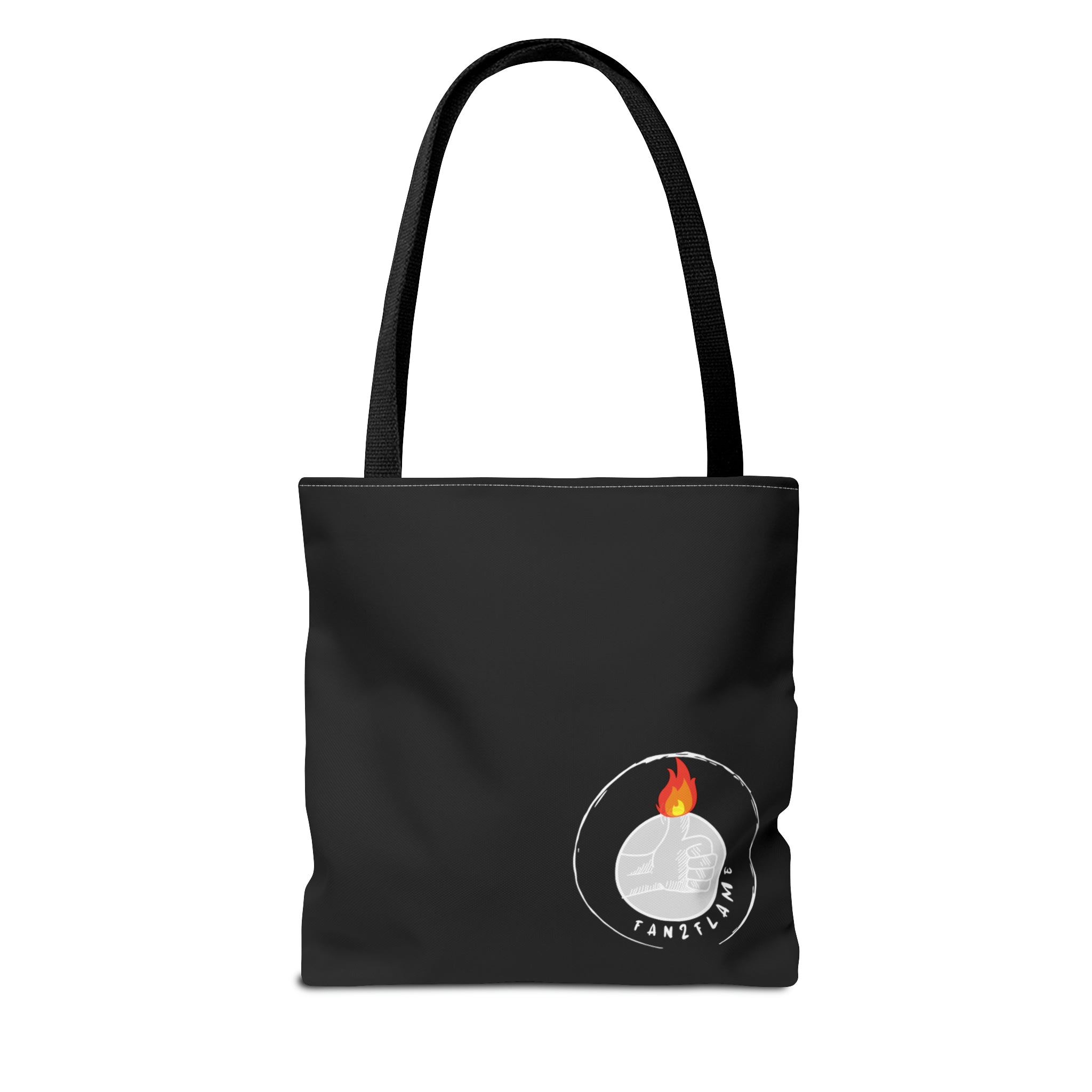 Fan2Flame Black - Tote Bag (AOP)