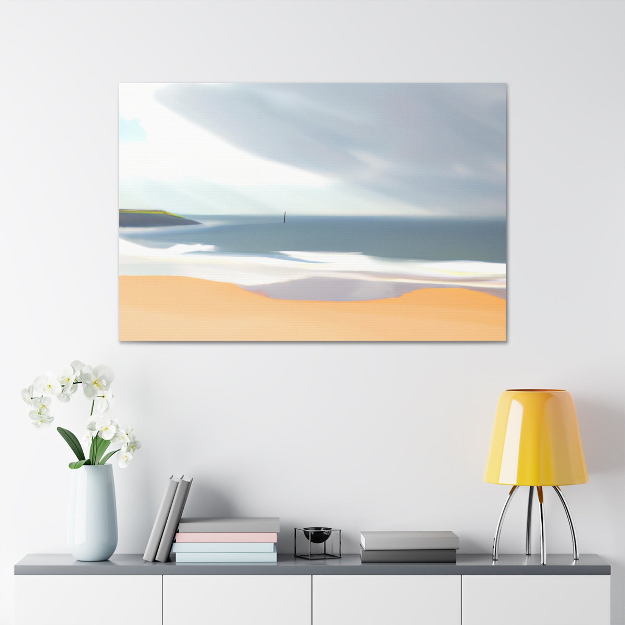 Silver Sand Beach, Baja California, Mexico - Canvas