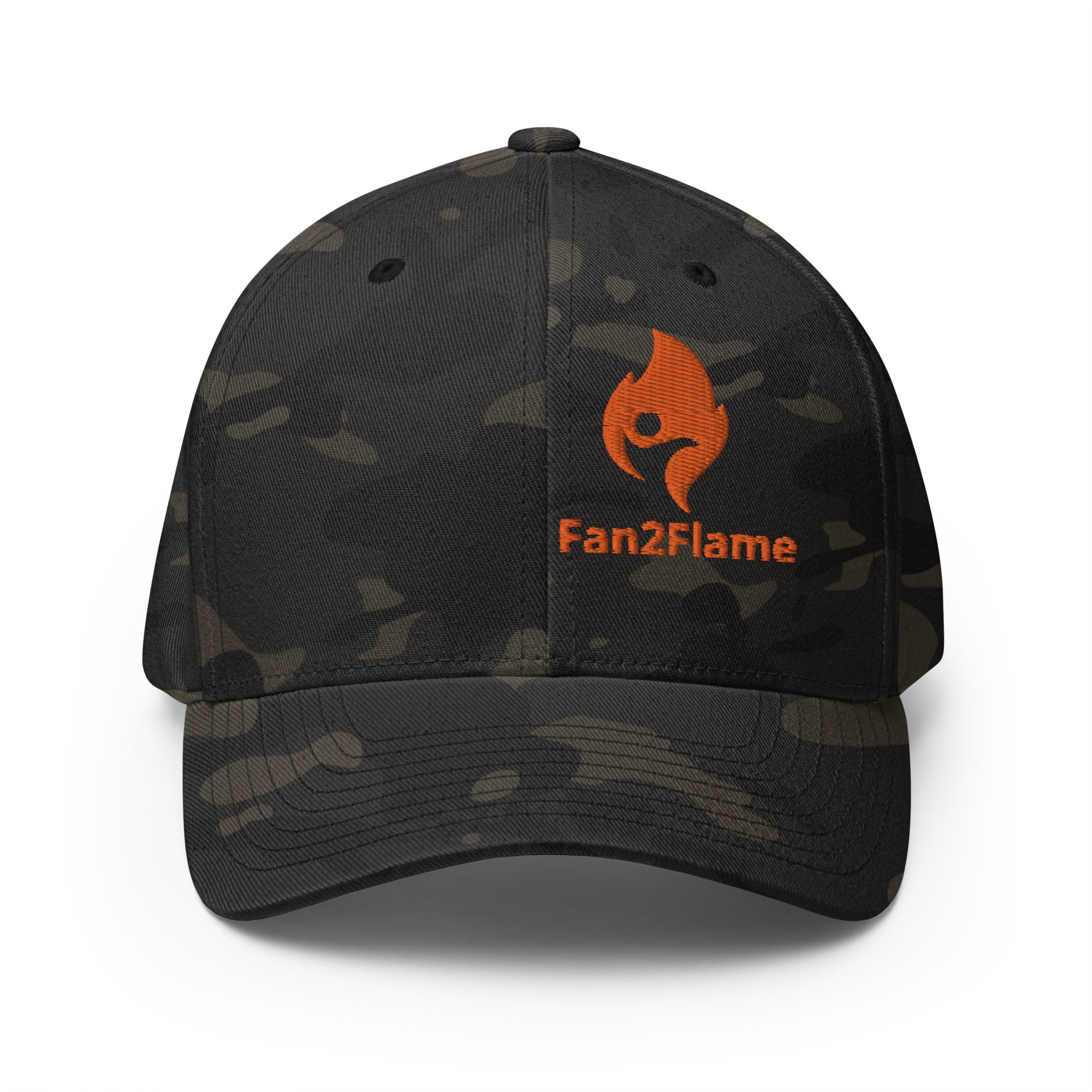 Fan2Flame Active Fire Embroidered Flex Fit Hat