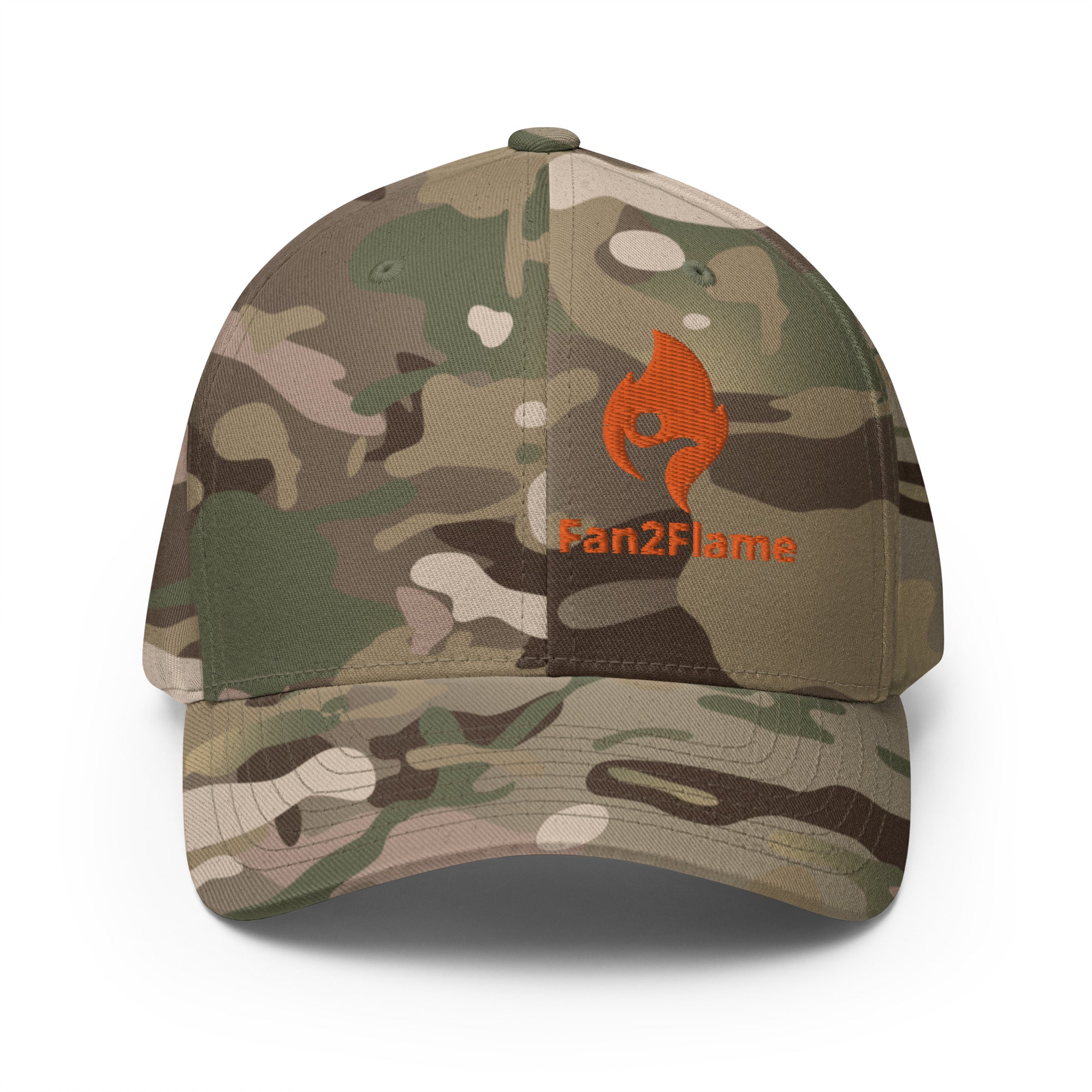 Fan2Flame Active Fire Embroidered Flex Fit Hat