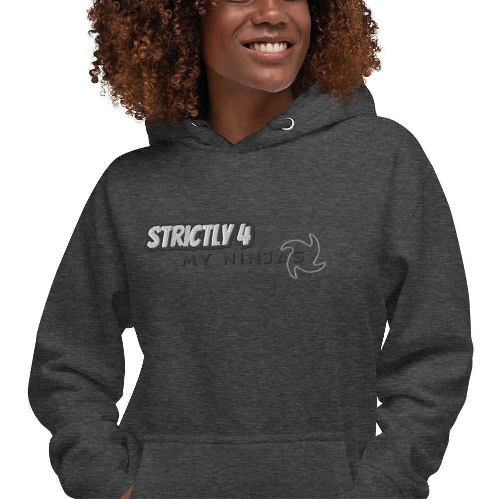Strictly 4 My Ninjas embroidered - Unisex Hoodie